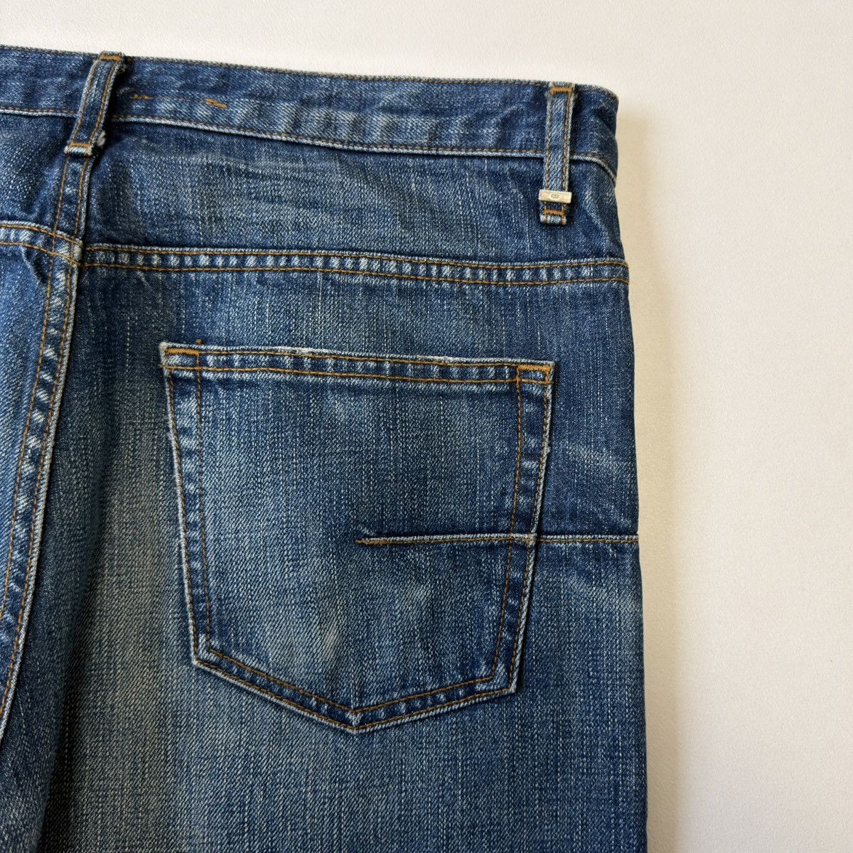 Dior S/S 03 21cm Blue MIJ Clawmark Jeans Size US 30 / EU 46 - 17 Thumbnail
