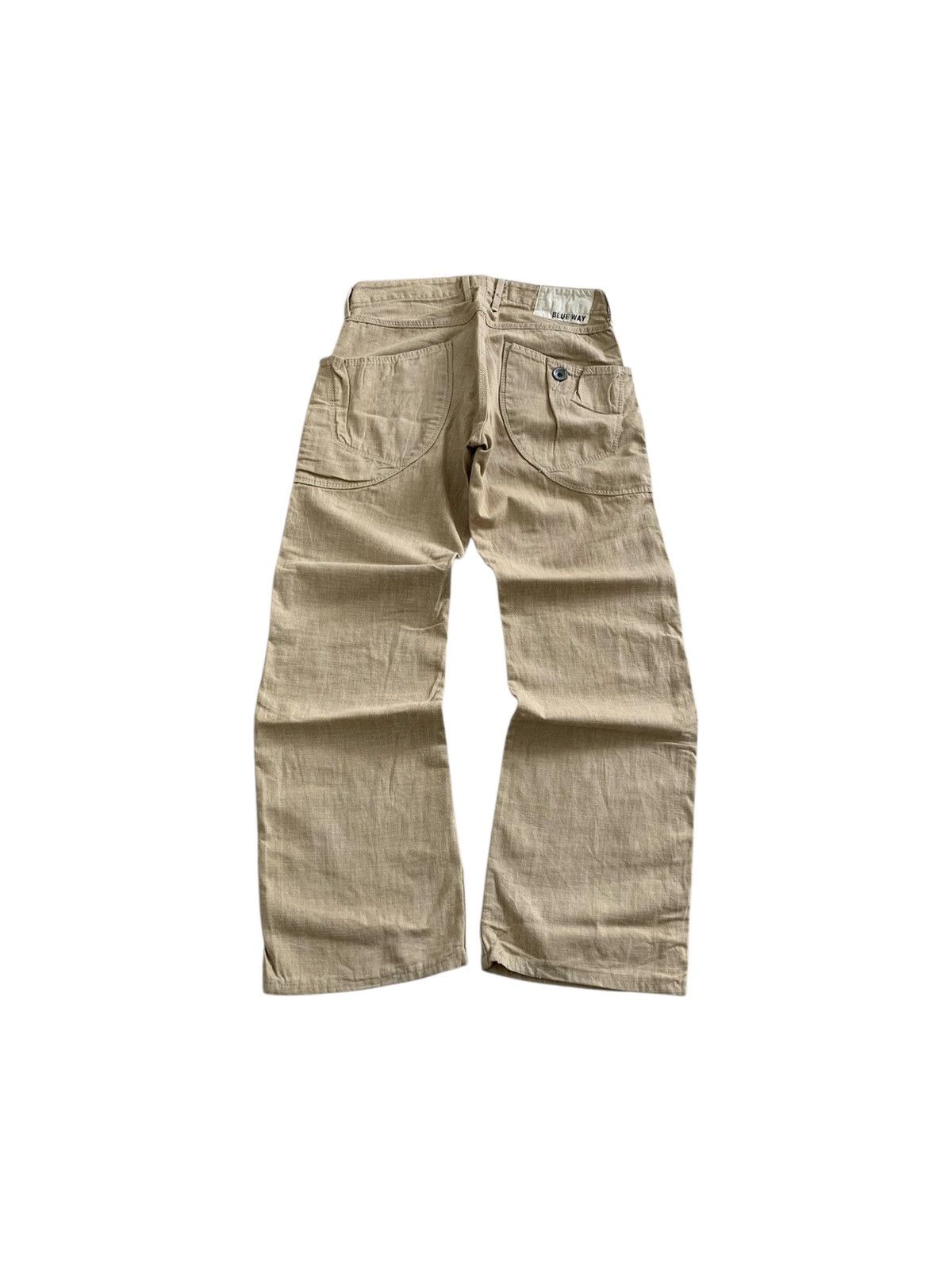Japanese Brand Blueway Japan Leaf Sprayer Chambray Trousers Size US 30 / EU 46 - 8 Thumbnail