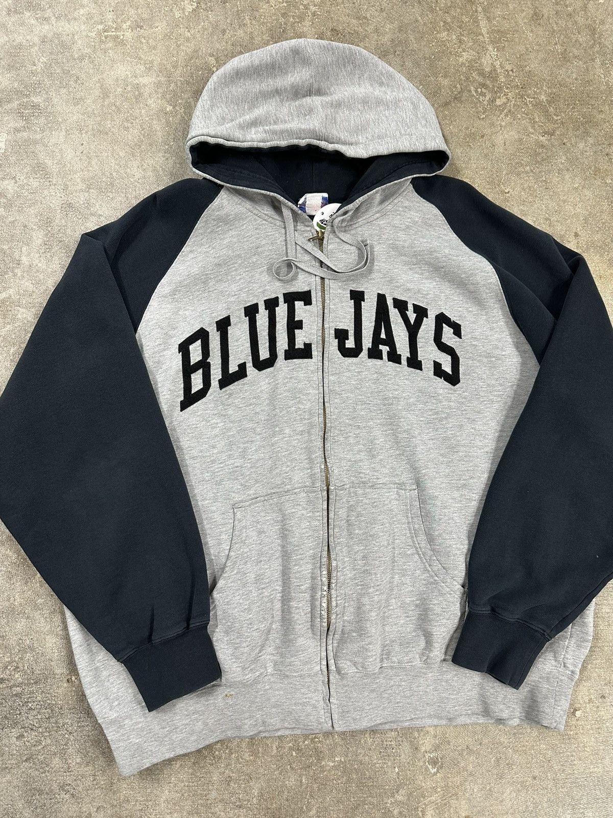 Majestic Crazy Y2K Majestic Toronto Blue Jays Zip Up Hoodie Size US XL / EU 56 / 4 - 3 Thumbnail