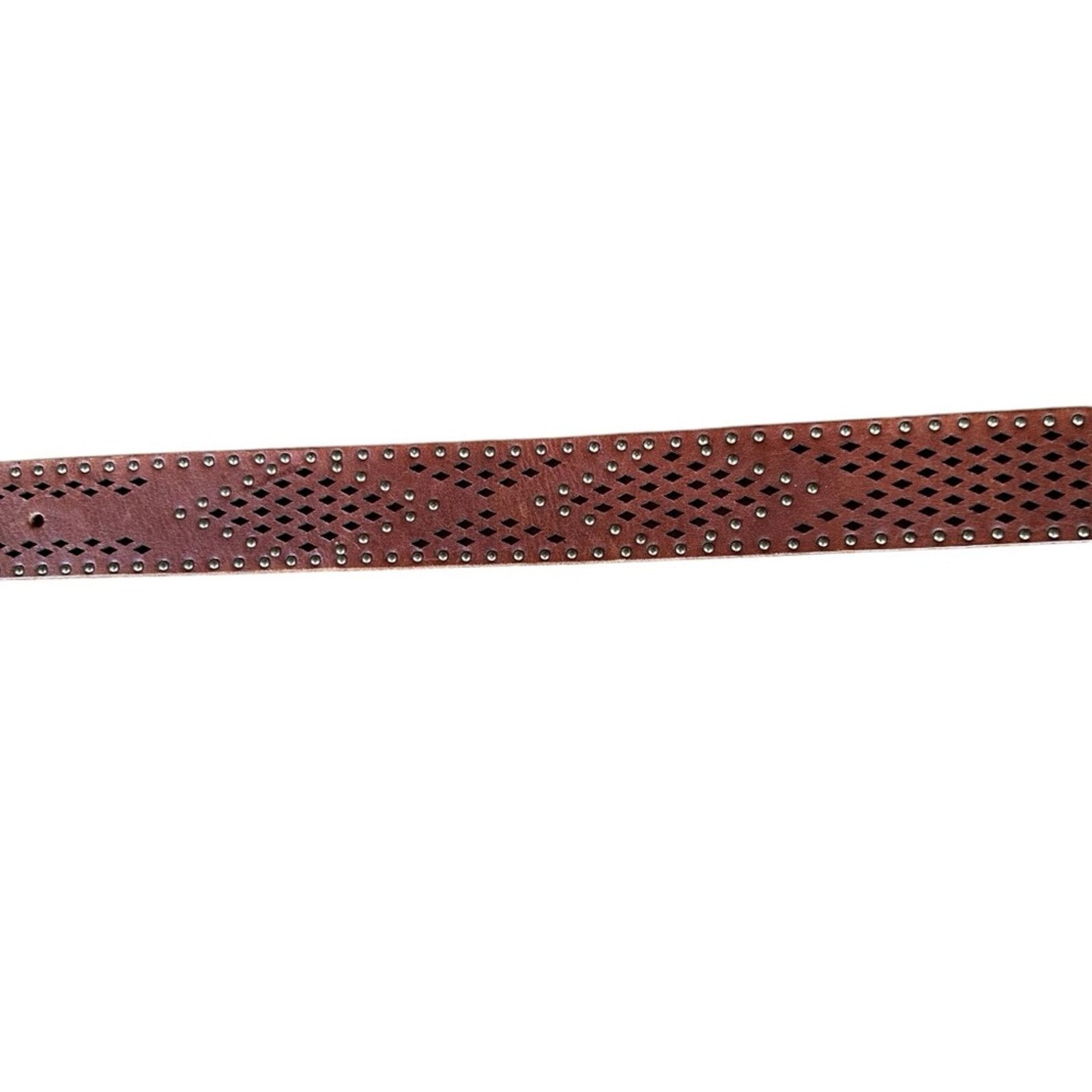 Lucky Brand Lucky Brand Studded Leather Belt – Dark Brown – Size Small Size ONE SIZE - 4 Thumbnail