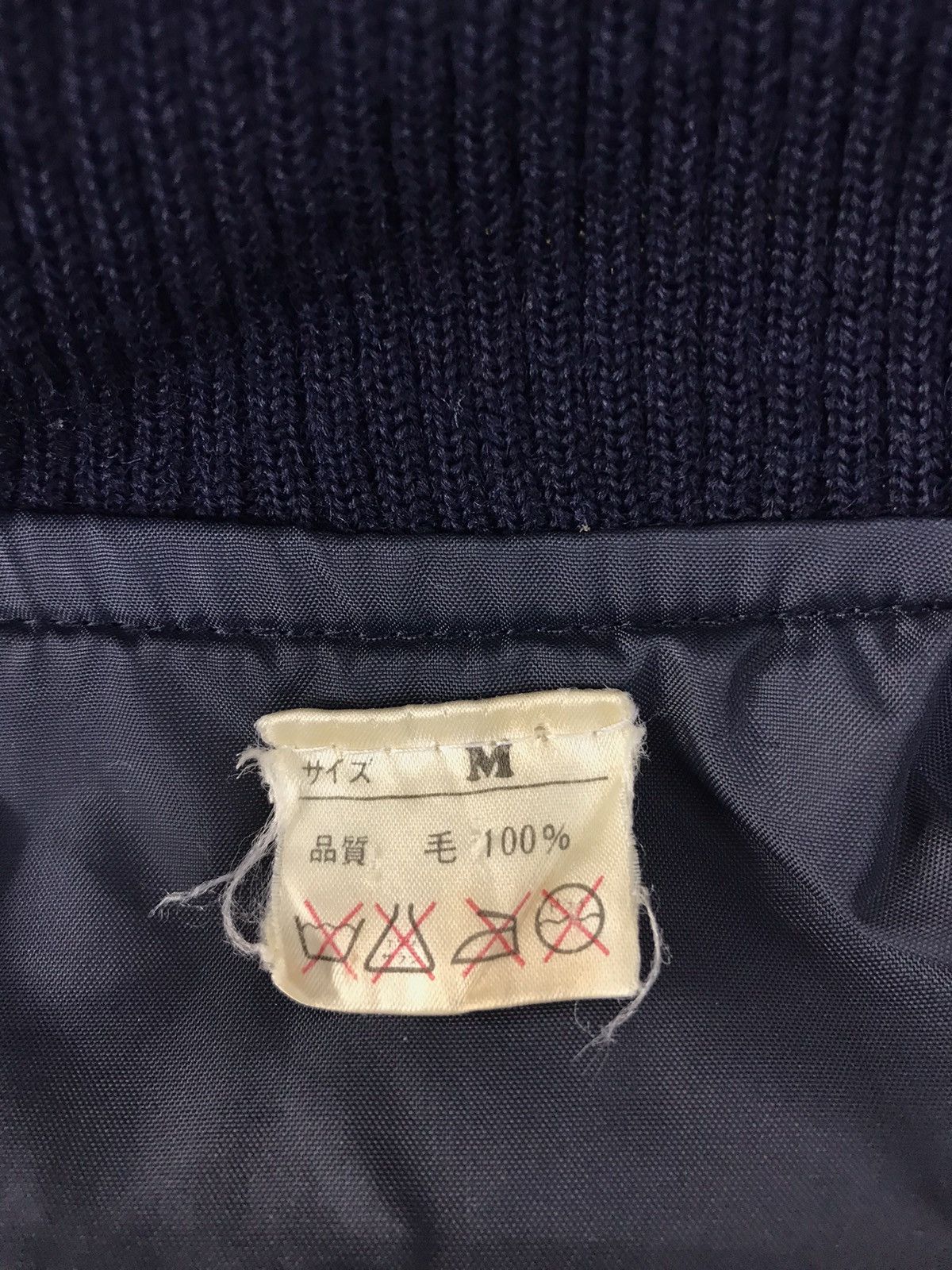 Japanese Brand Varsity Jacket Yokohama Tennis Team Distressed Snap Button Size US M / EU 48-50 / 2 - 9 Thumbnail