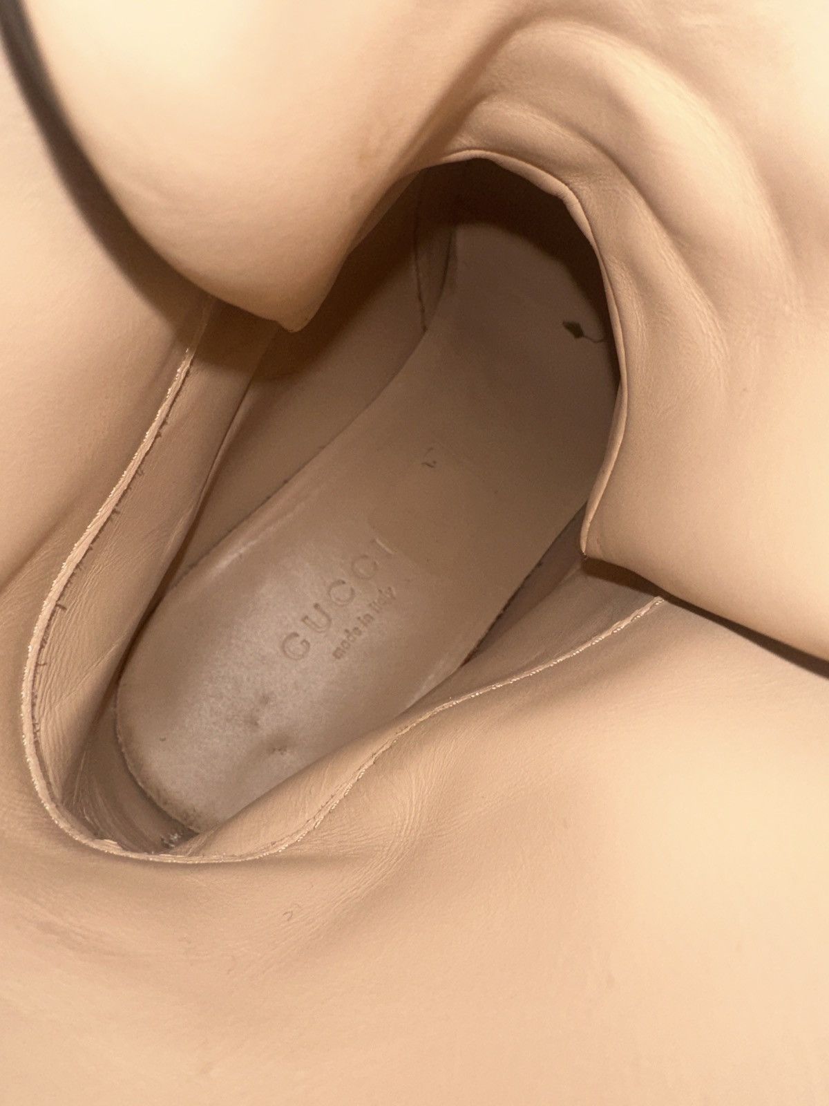 Gucci Leather Ankle Booth with Sylvie Web Size US 6 / IT 36 - 5 Thumbnail