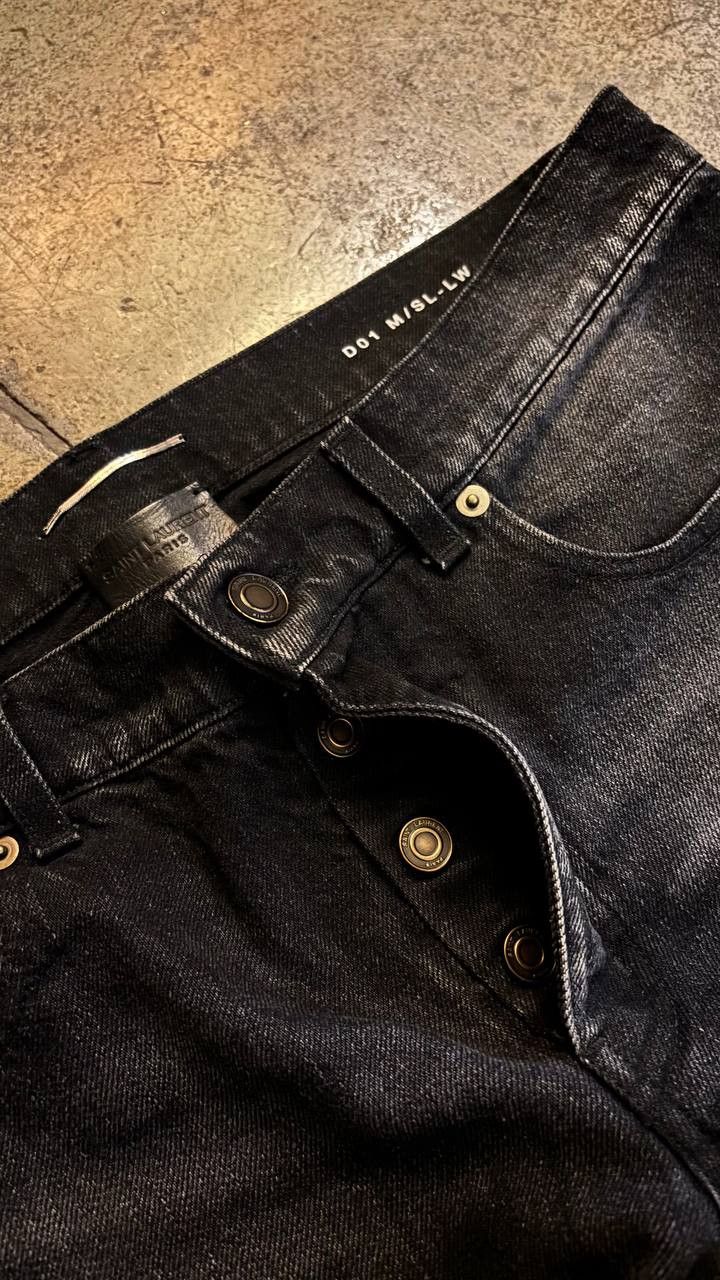 Saint Laurent Paris saint laurent d01 m/sl-lw denim Size US 31 - 9 Thumbnail