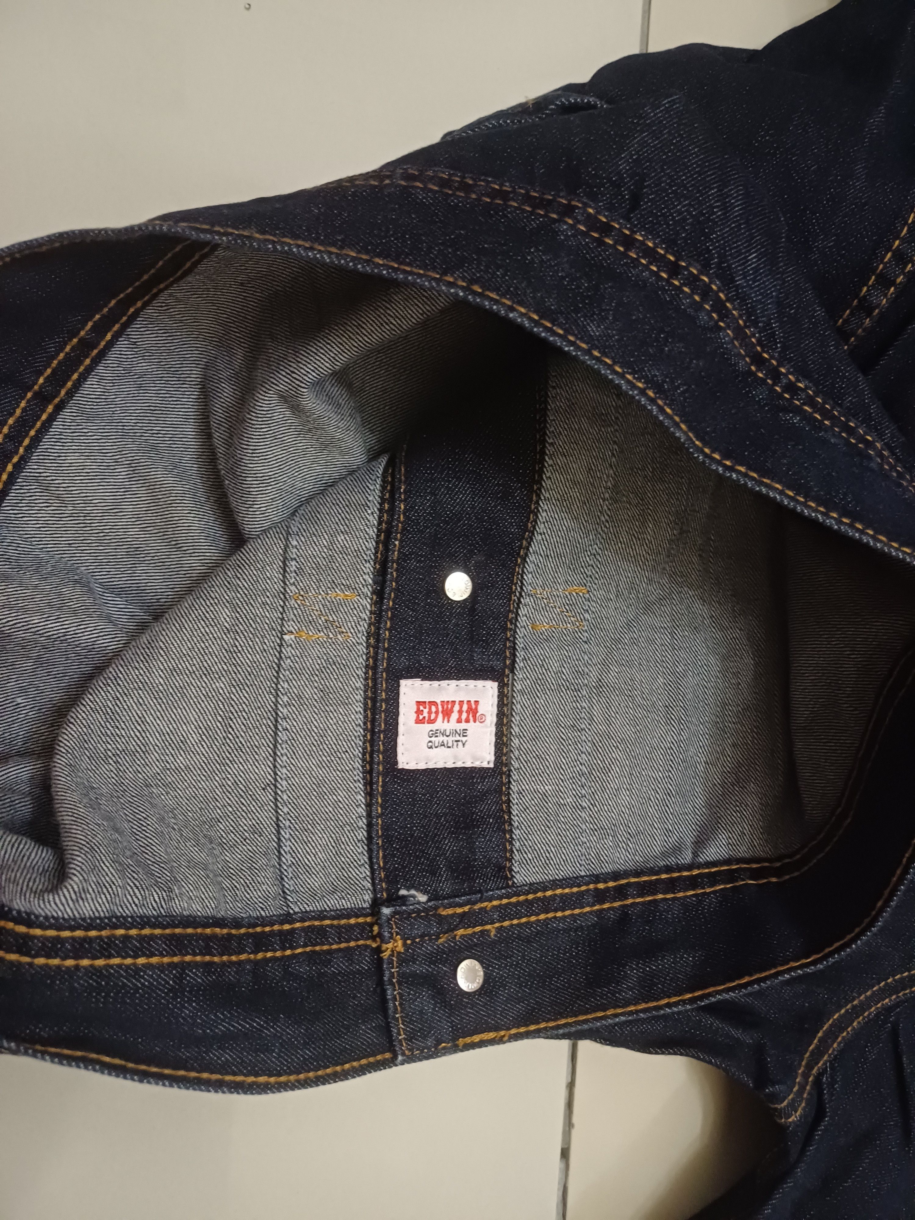 Japanese Brand Nice edwin light denim jacket Size US S / EU 44-46 / 1 - 6 Thumbnail