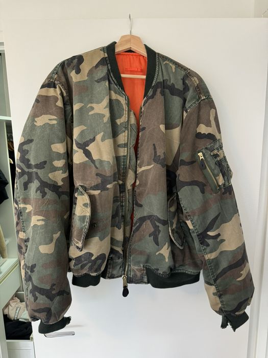 Raf Simons Fostex Garments MA-1 Bomber Reissue (Riot! Bomber) | Grailed