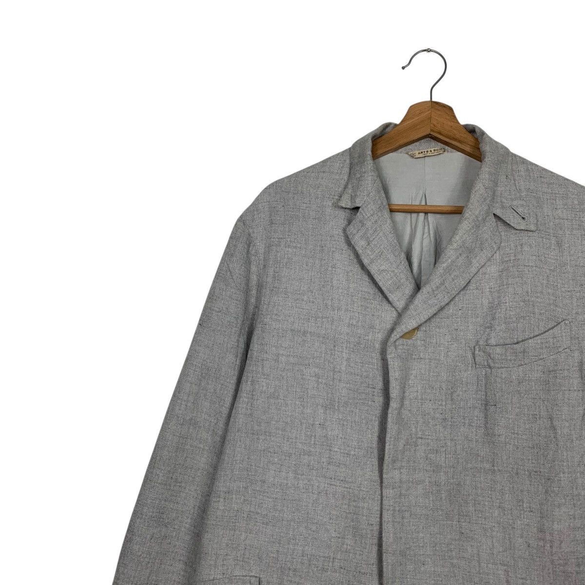 Japanese Brand Vintage ARTS & SCIENCE Belted Long Coat #2919-C132 Size US M / EU 48-50 / 2 - 7 Thumbnail