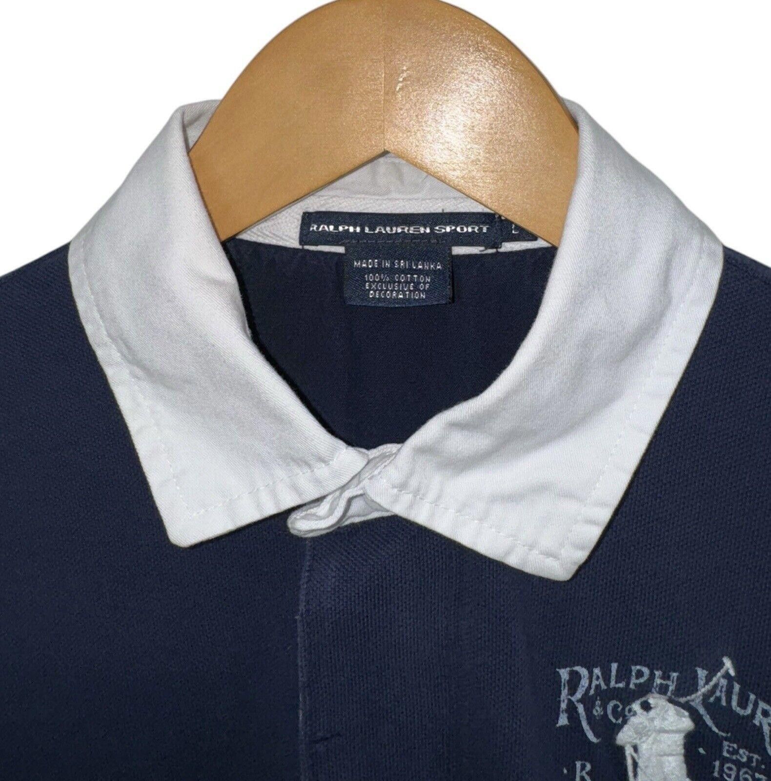 Polo Ralph Lauren Vintage Polo Ralph Lauren Rugby Big Pony Polo Shirt Womens L Size L / US 10 / IT 46 - 2 Thumbnail