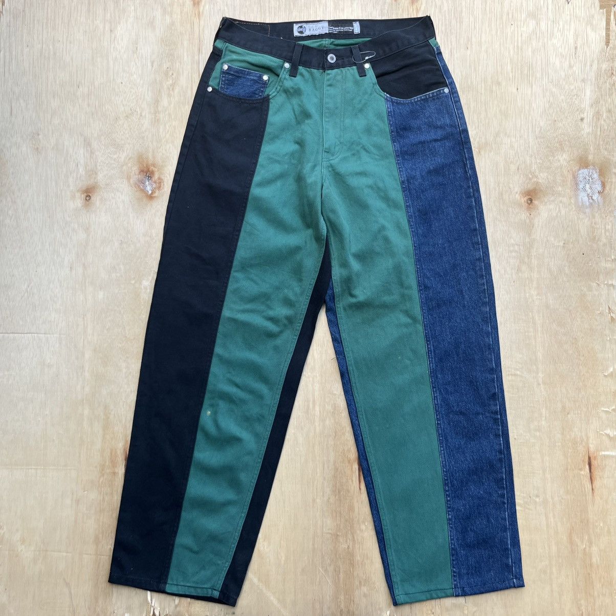 Levi's Vintage Clothing LEVIS SILVER TAB BAGGY FIT 3 TONE COLOUR DENIM Size US 32 / EU 48 - 1 Thumbnail
