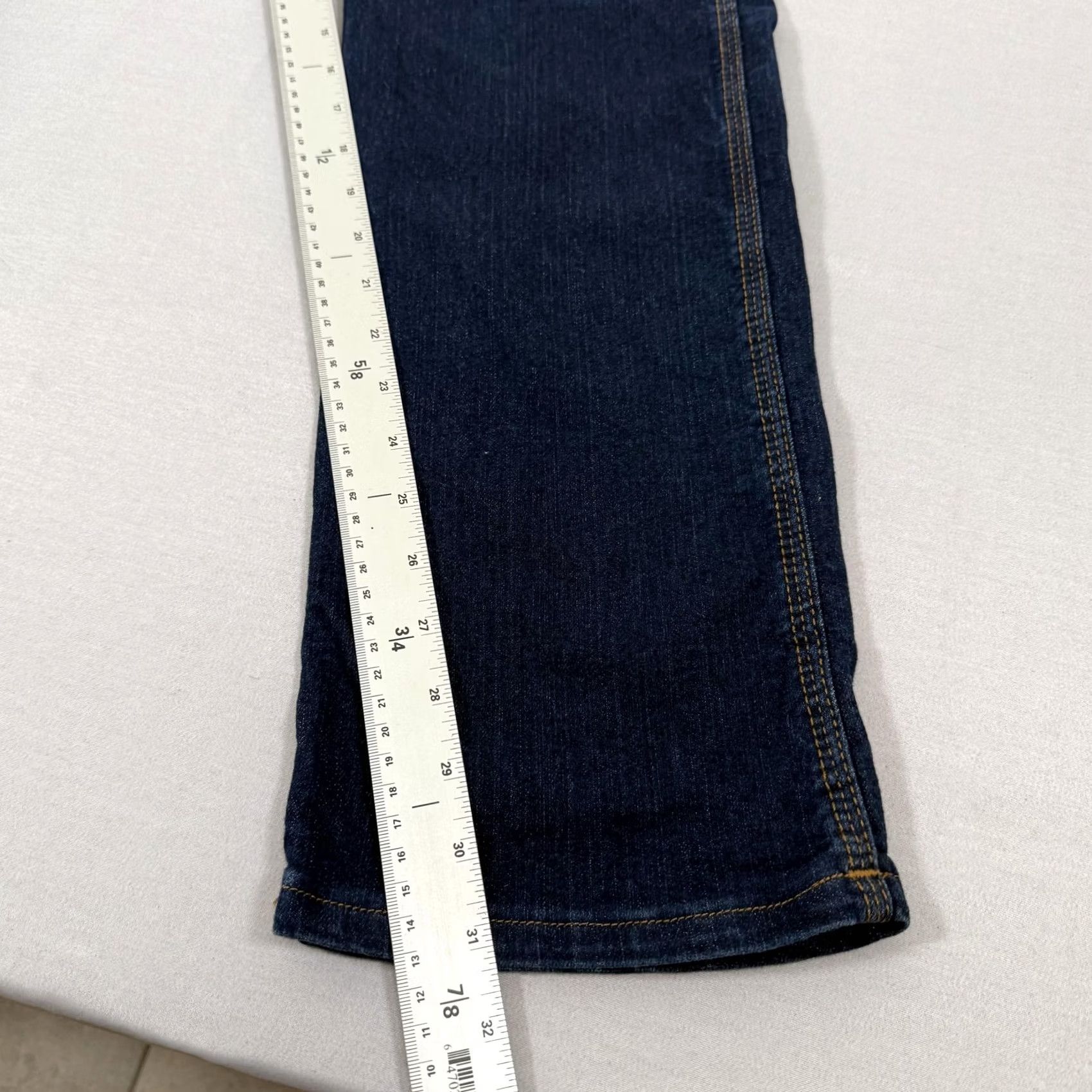 Vintage Origin Jeans Men 32x32 Blue Slim Straight Fit Stretch Denim Pants USA Made Size US 32 / EU 48 - 4 Thumbnail