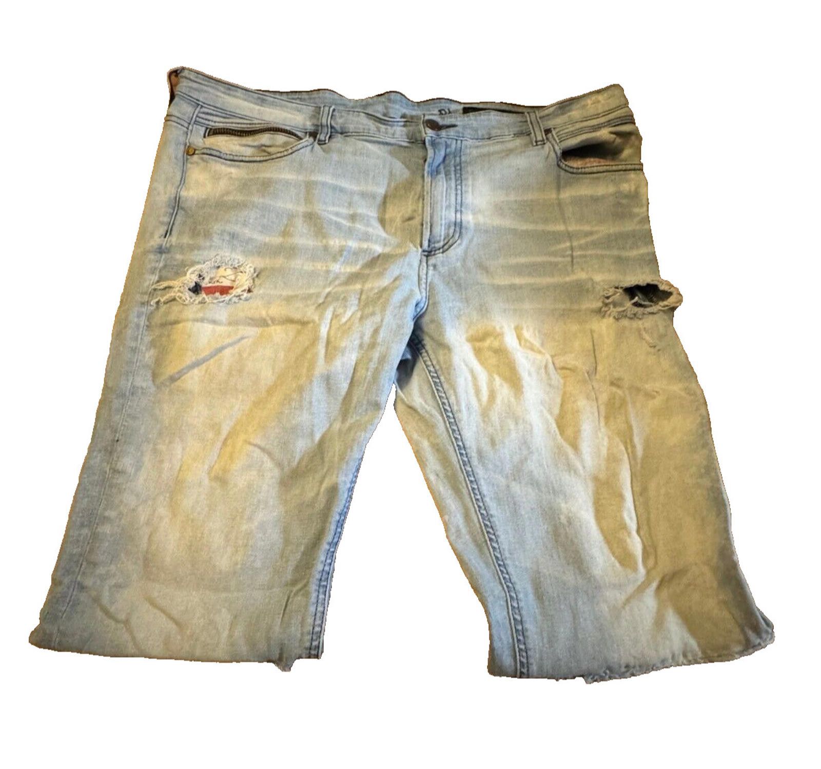 Rockstar Games Rockstar Original Ultra Slim Distressed Denim Jeans Mens 40 Size US 40 / EU 56 - 1 Thumbnail