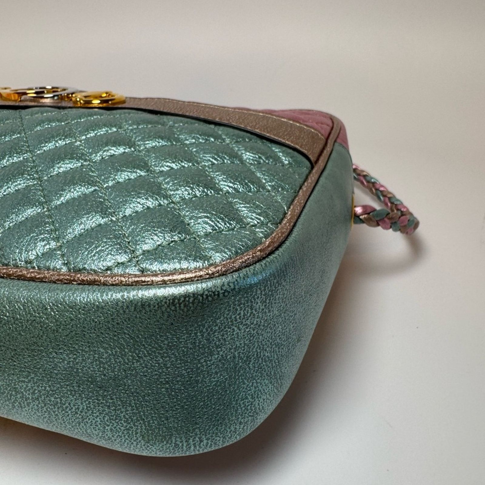 Gucci Gucci Trapuntata Bag Pink & Blue Limited Edition Crossbody Size ONE SIZE - 14 Thumbnail