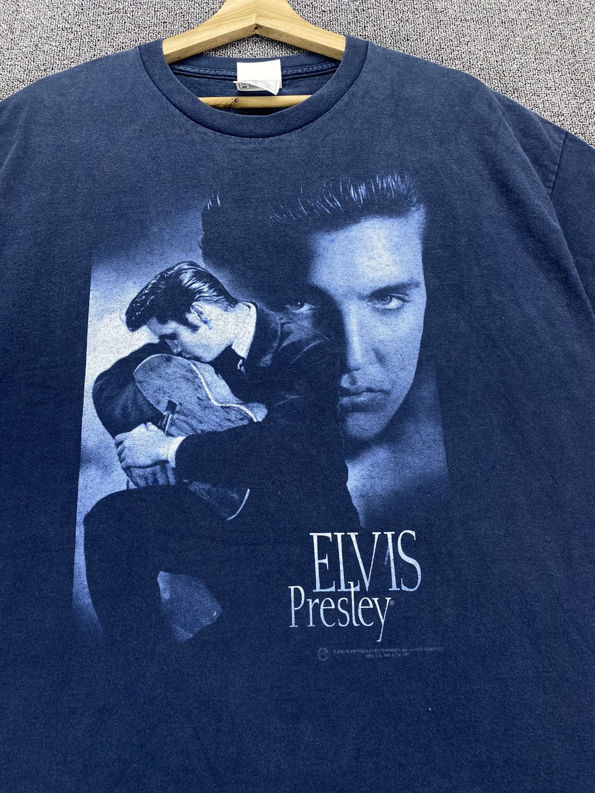 Band Tees × Vintage Vintage Elvis Presley Punk Rock Band Tees T Shirts Size US XL / EU 56 / 4 - 8 Thumbnail