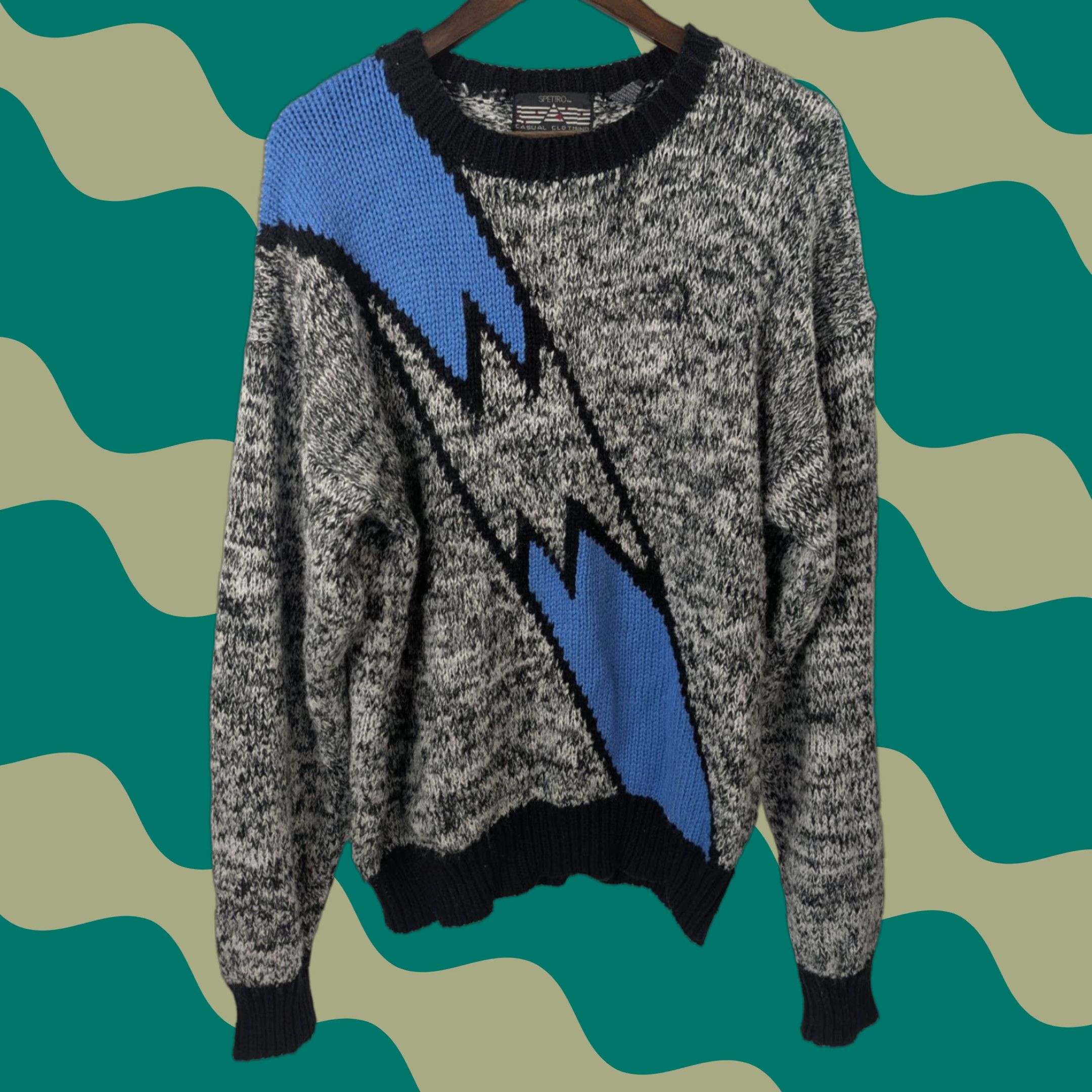 Botany 500 × Vintage Vintage 80s Botany 500 Retro Acrylic Sweater 