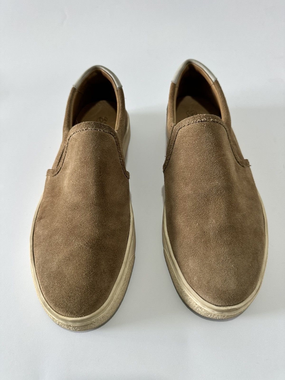 Brunello Cucinelli BRUNELLO CUCINELLI Suede Slip-On Sneakers Size 43 Size US 10 / EU 43 - 2 Thumbnail