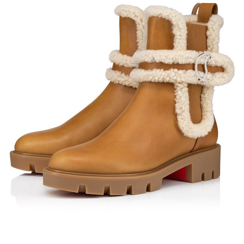 Christian Louboutin CL Chelsea Booty Lug fur Size US 9 / IT 39 - 1 Preview