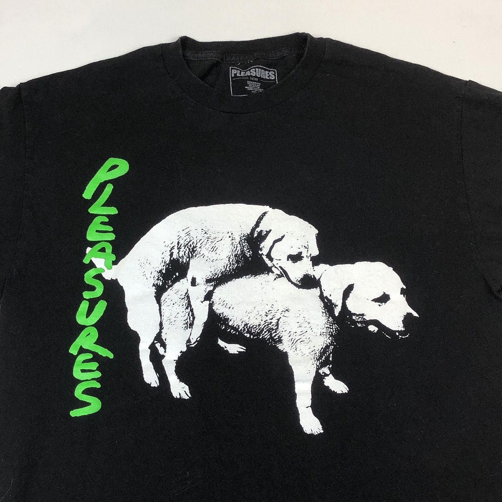 Pleasures -Pleasures Now Dogs Hump Humping Black Hype T Shirt Size US L / EU 52-54 / 3 - 3 Thumbnail