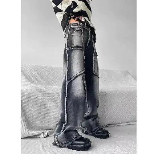 Japanese Brand Gothic Baggy Jeans Size US 32 / EU 48 - 6 Thumbnail
