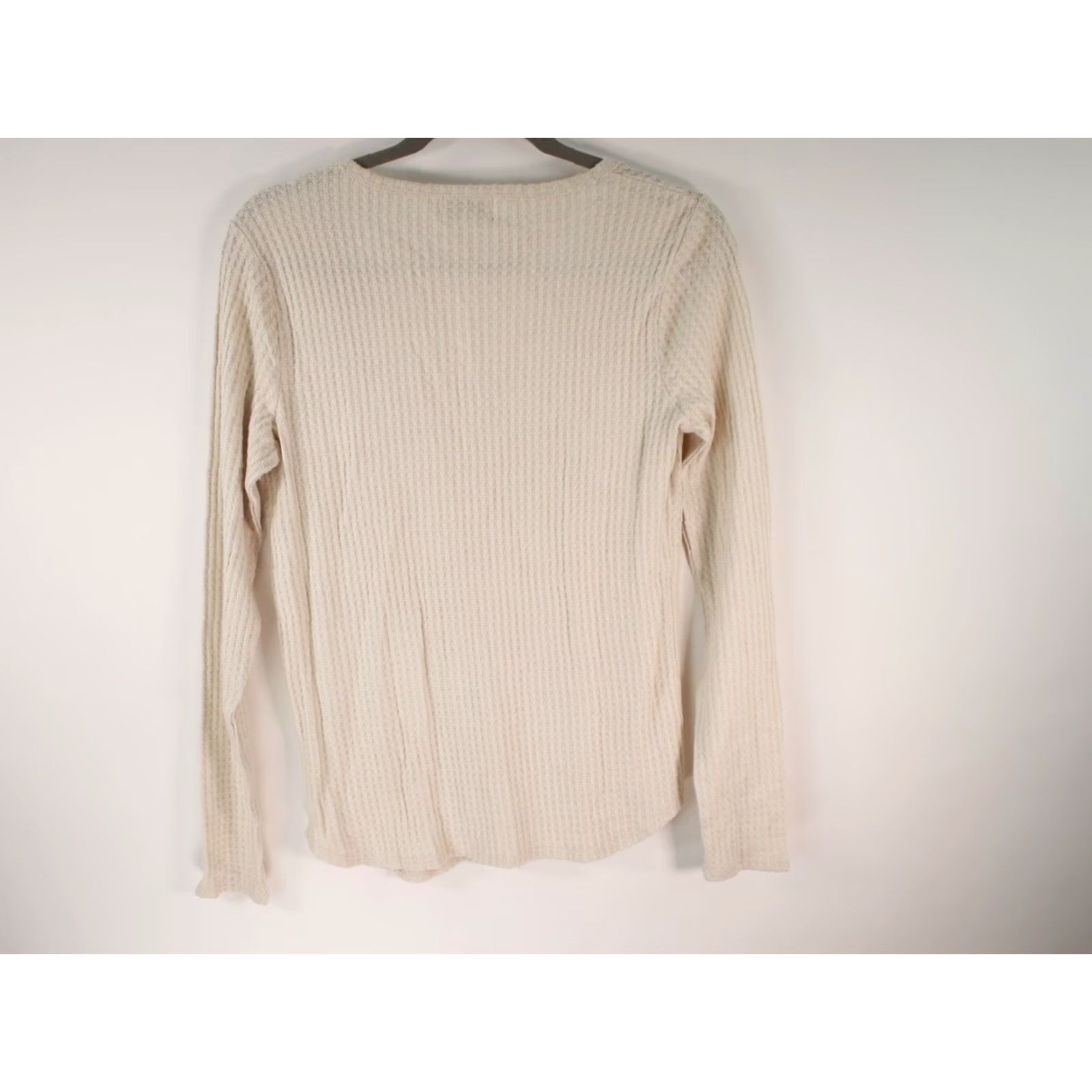 Vintage SOCIALITE Light Weight V Neck Sweater Women's M Ivory Soft Size M / US 6-8 / IT 42-44 - 3 Thumbnail