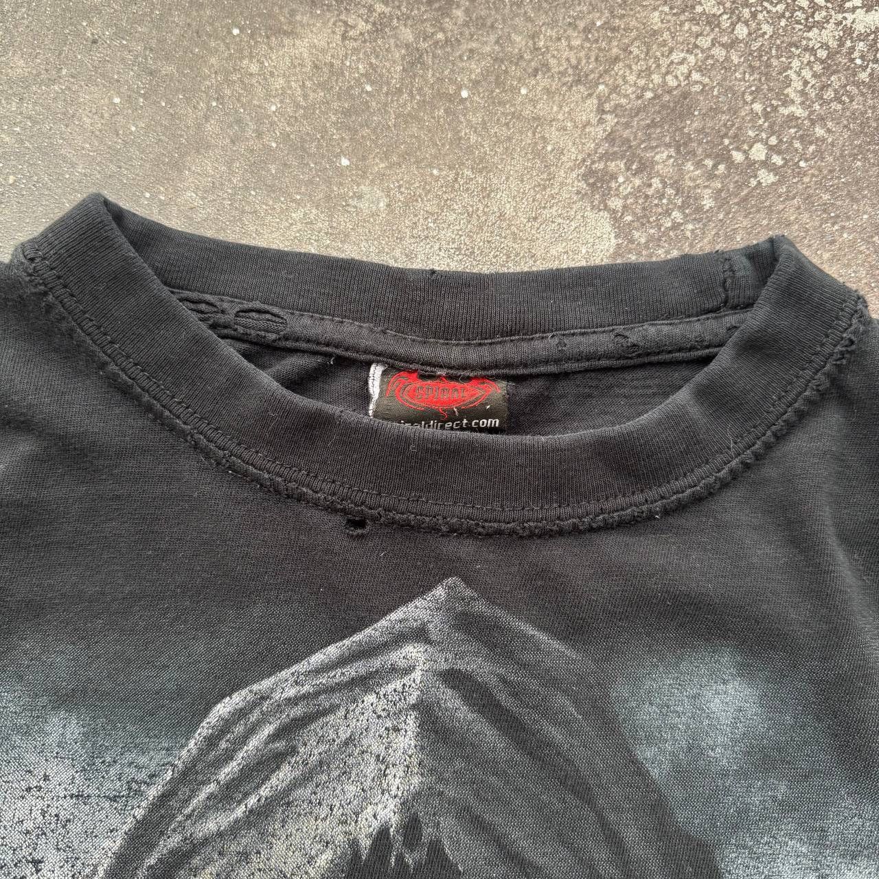 Vintage Spiral Y2K Vintage Faded Cotton T-Shirt (Affliction style) Size US XL / EU 56 / 4 - 14 Thumbnail
