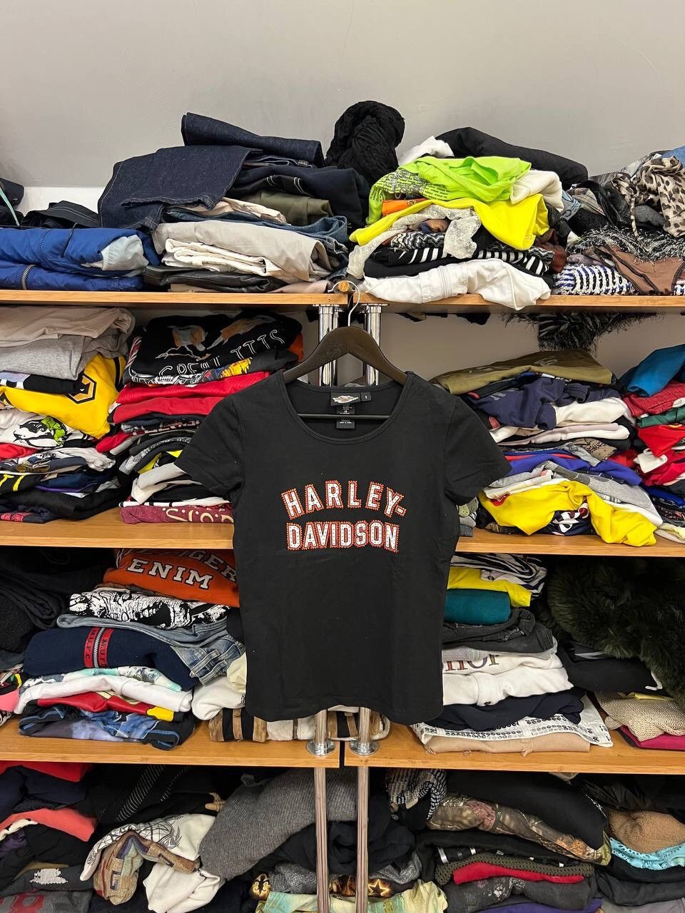 Harley Davidson Vintage 90s Harley Davidson Big Logo tank top Size S / US 4 / IT 40 - 1 Thumbnail