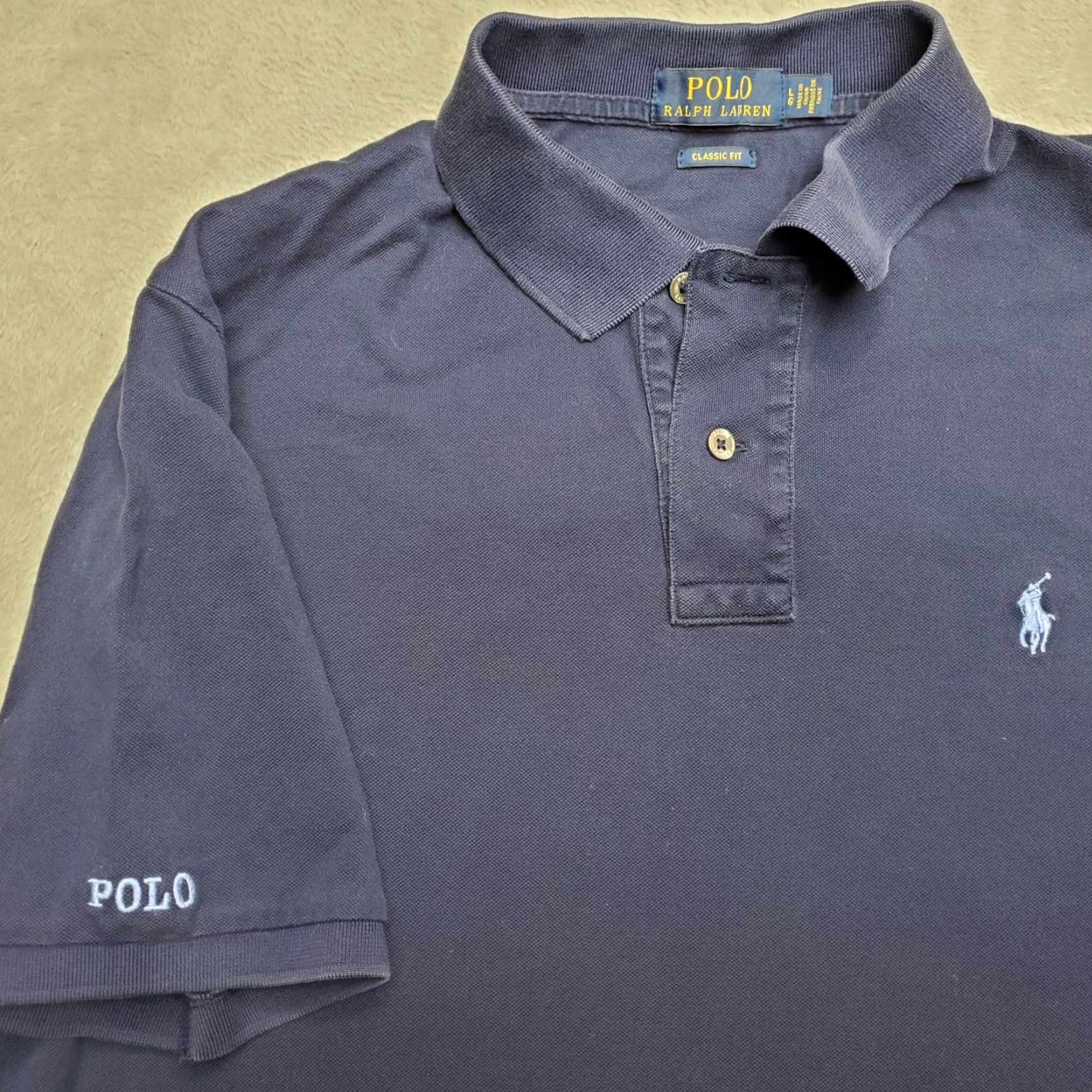 Polo Ralph Lauren Polo Ralph Lauren Shirt Mens L Blue Short Sleeve Collar Classic Fit Casual Size US L / EU 52-54 / 3 - 3 Thumbnail