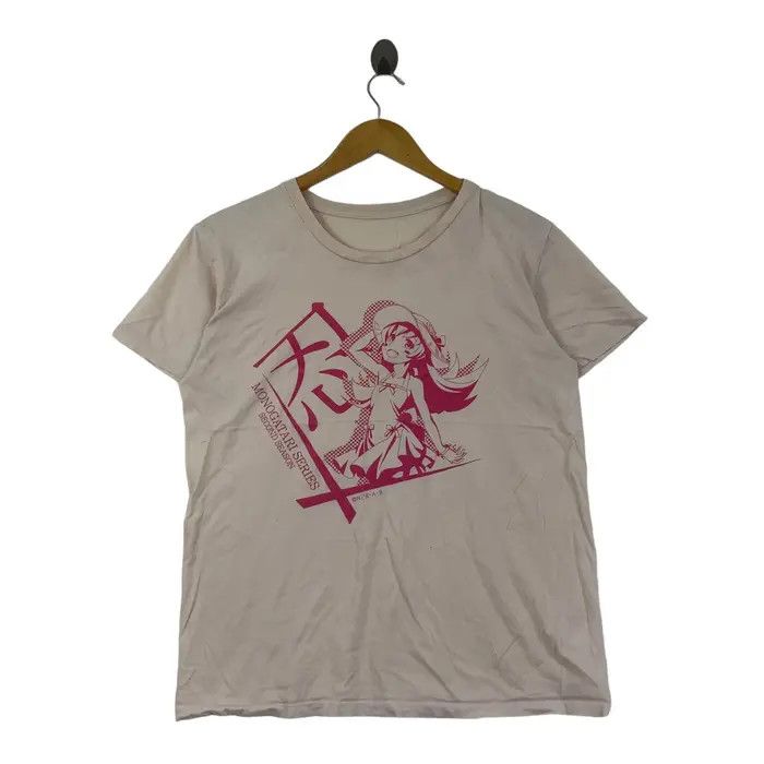 Vintage ANIME MONOGATARI MANGA Koyomi Araragi Tee Shirt Top Size US M / EU 48-50 / 2 - 1 Thumbnail