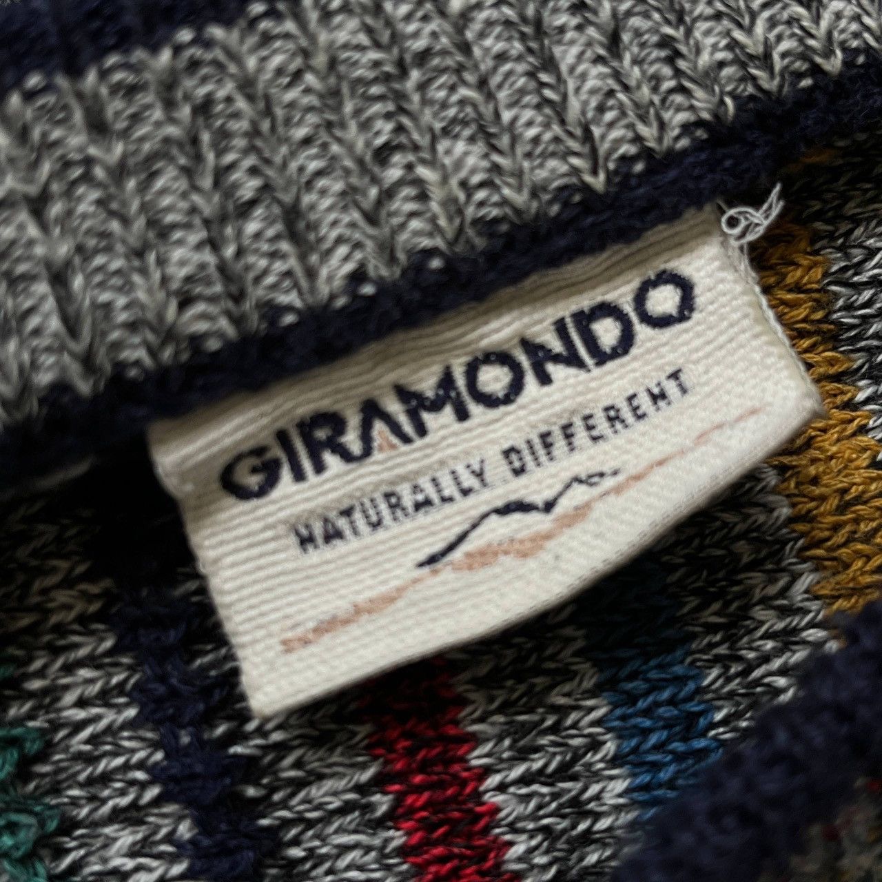 Aran Isles Knitwear VTG Knit Sweater Giramondo Size L Y2K 00s USA Hype Trend Size US L / EU 52-54 / 3 - 11 Thumbnail