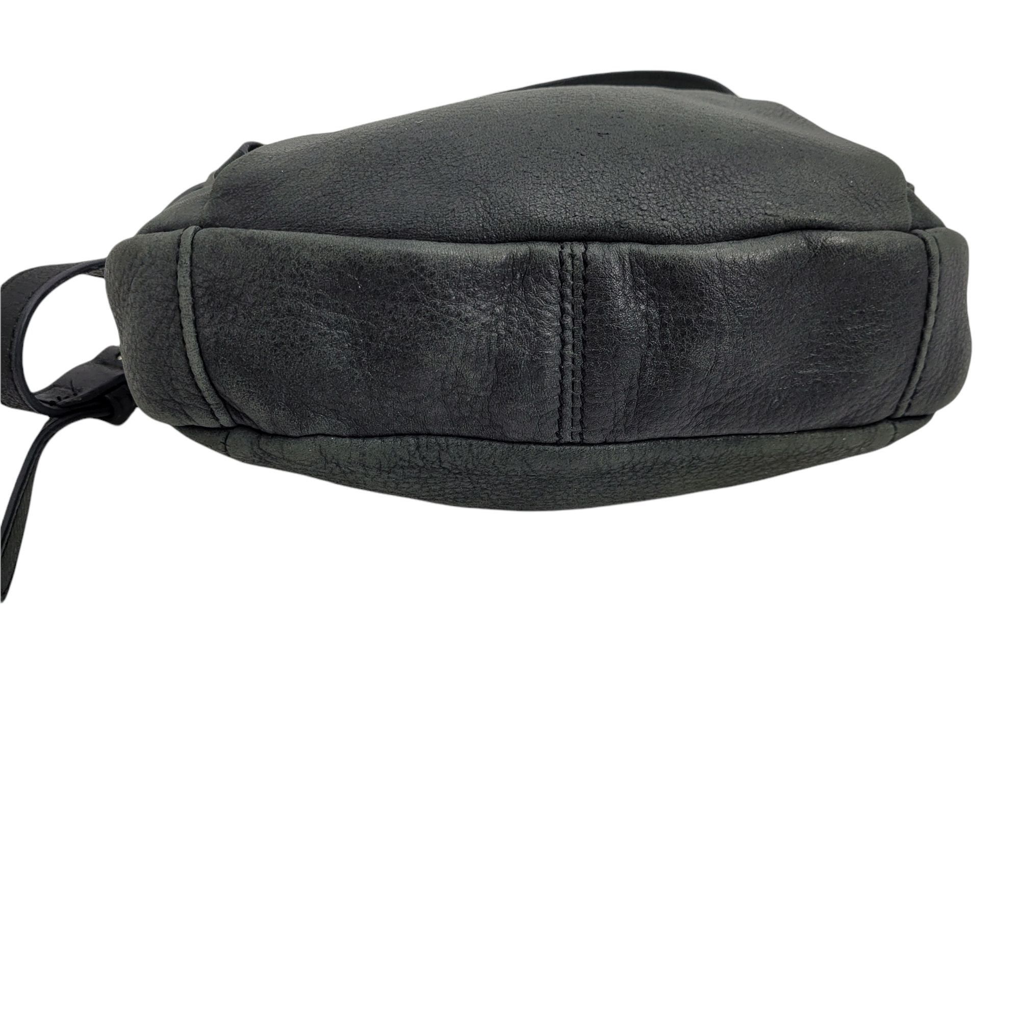 Vince Camuto Vince Camuto Crossbaody Sling Bag Pebble Leather Gray Greeni Size ONE SIZE - 8 Thumbnail