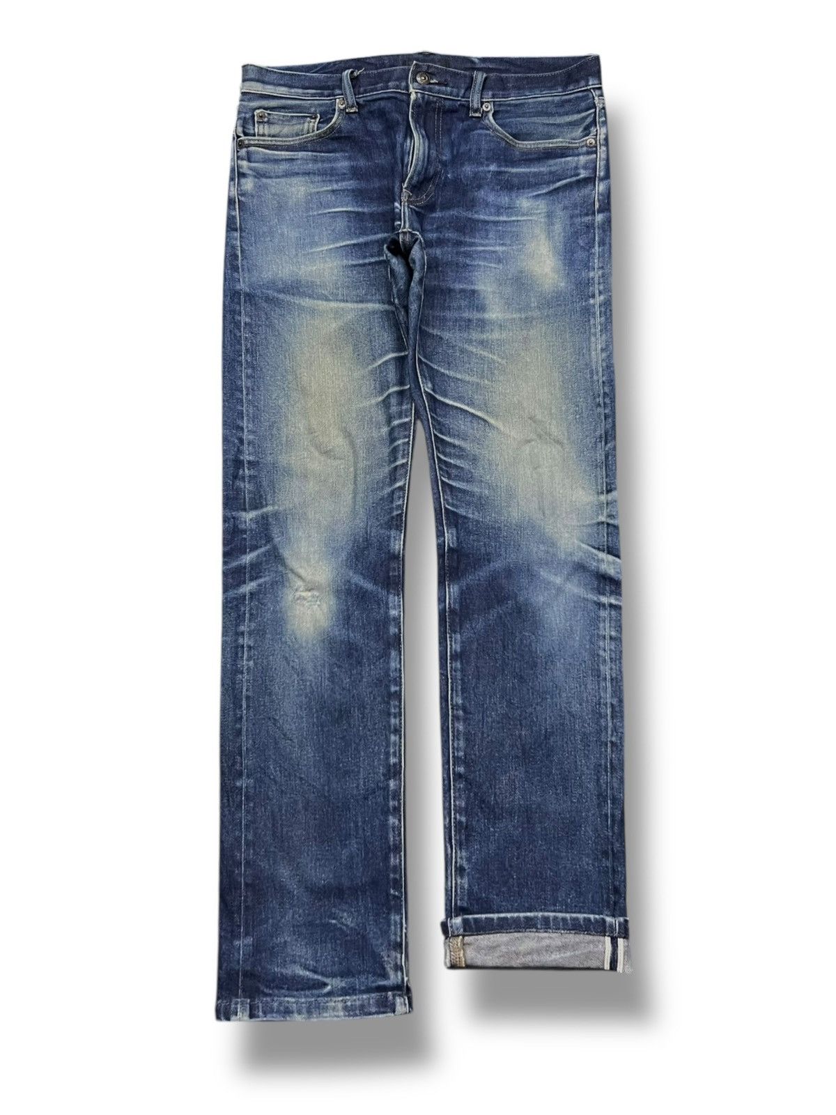 Uniqlo Vintage Uniqlo Selvedge Denim Japan - Faded Rusty Wash Jeans Size US 34 / EU 50 - 2 Thumbnail