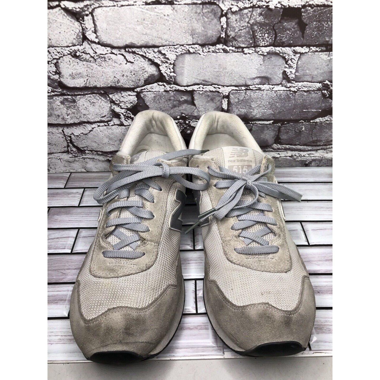 New Balance New Balance 515 Gray Synthetic Classic Lace Up Running Shoes Size US 14 / EU 47 - 2 Thumbnail