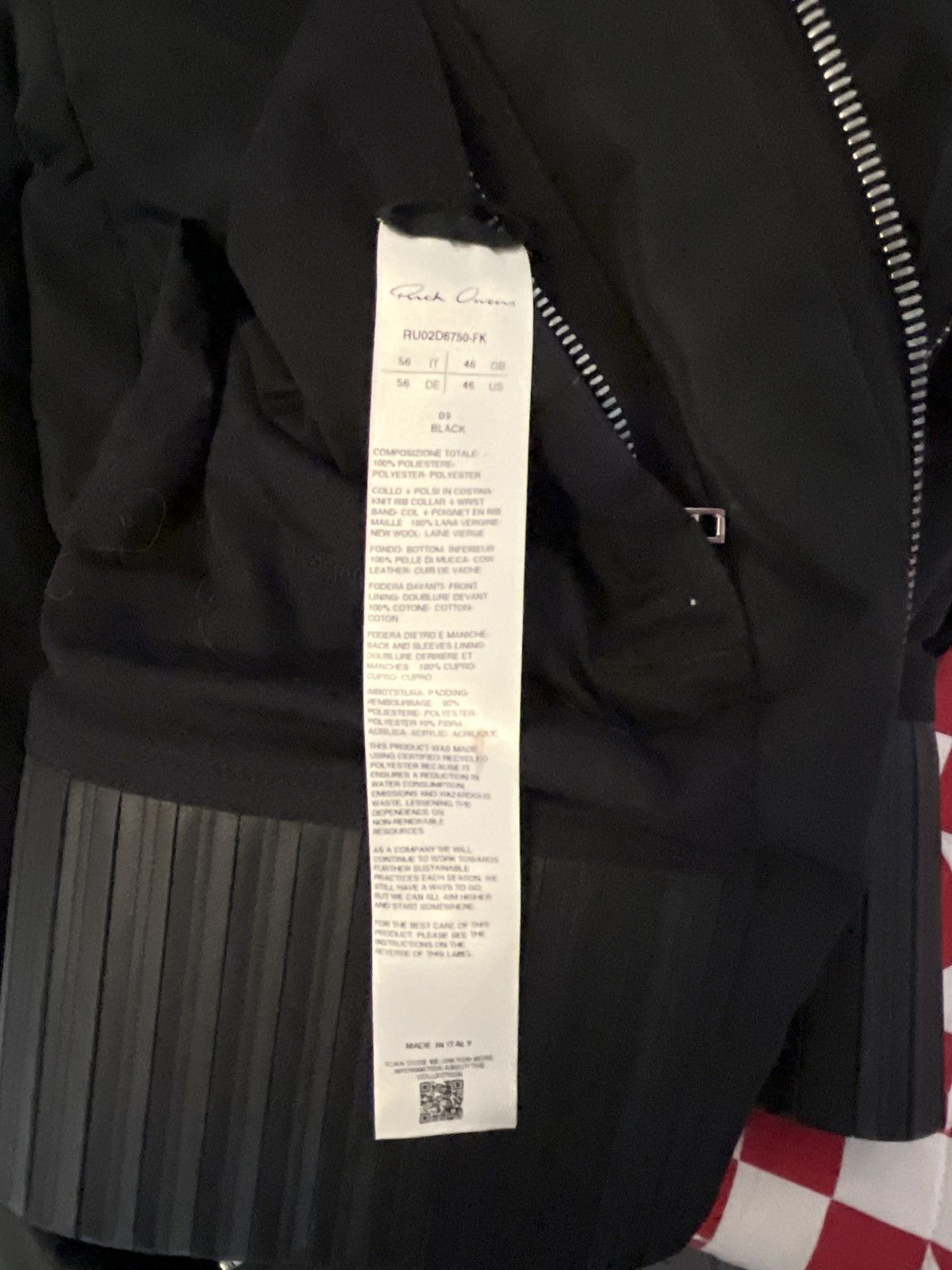 Rick Owens Rick Owens Black Porterville Seb Zip Bomber Jacket Size US XL / EU 56 / 4 - 8 Thumbnail