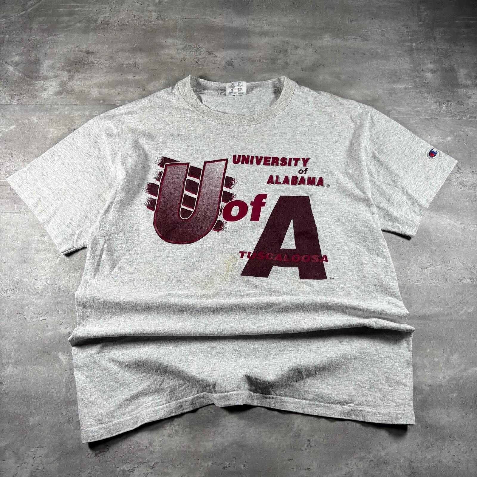 Champion Vintage 80s Alabama crimson tide tee Size US L / EU 52-54 / 3 - 8 Thumbnail