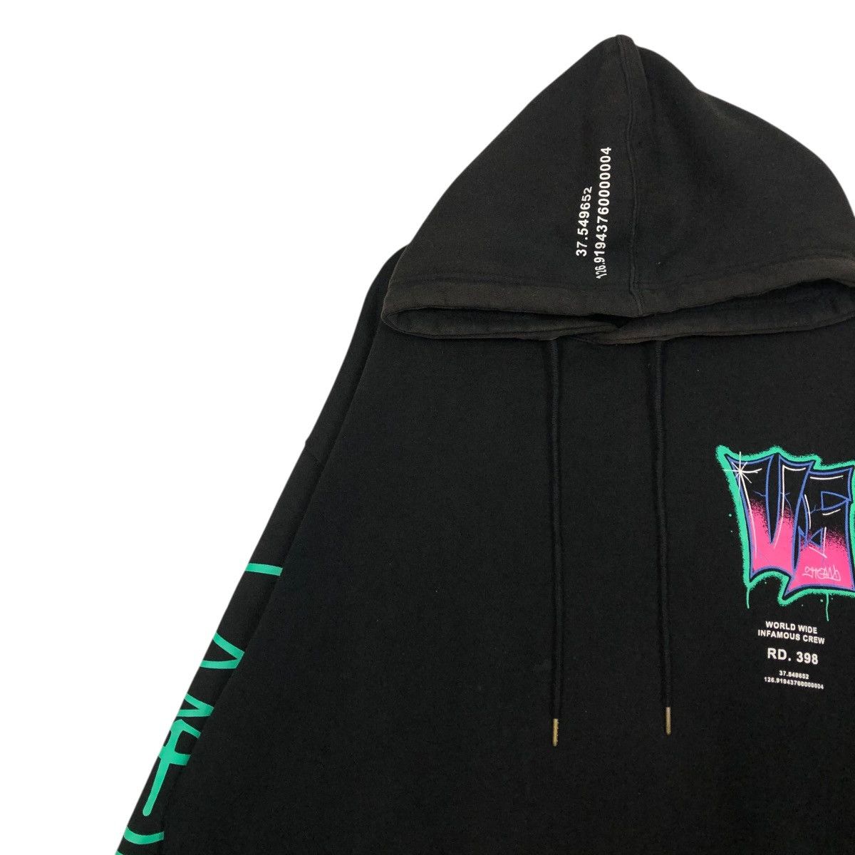 Hysteric Glamour 🔥HOODIE PULL OVER STIGMA VATOS SOCIETY PUNK DESIGN BIG LOGO Size US XL / EU 56 / 4 - 9 Thumbnail