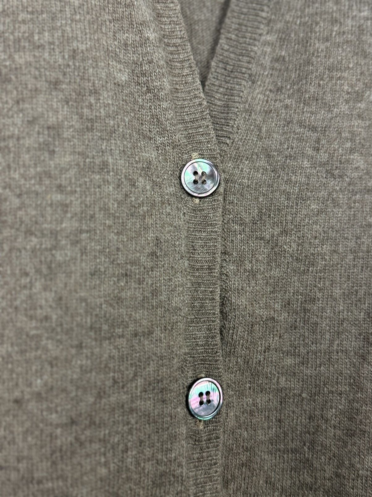 Roberto Collina Roberto Collina Brown Wool Cardigan Sweater Size M / US 6-8 / IT 42-44 - 8 Thumbnail