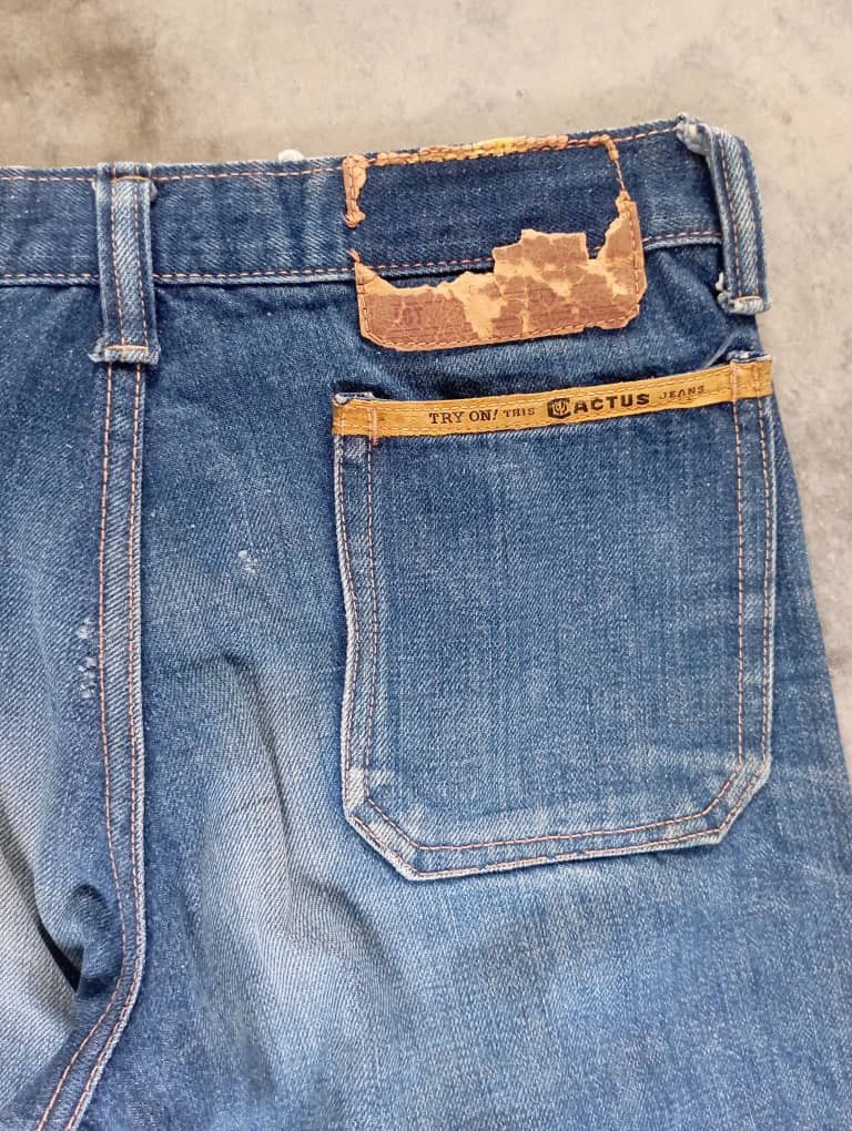 Tornado Mart Super Flare Jeans Vintage 70's Talon Zipper Cactus Jeans Size US 28 / EU 44 - 10 Thumbnail
