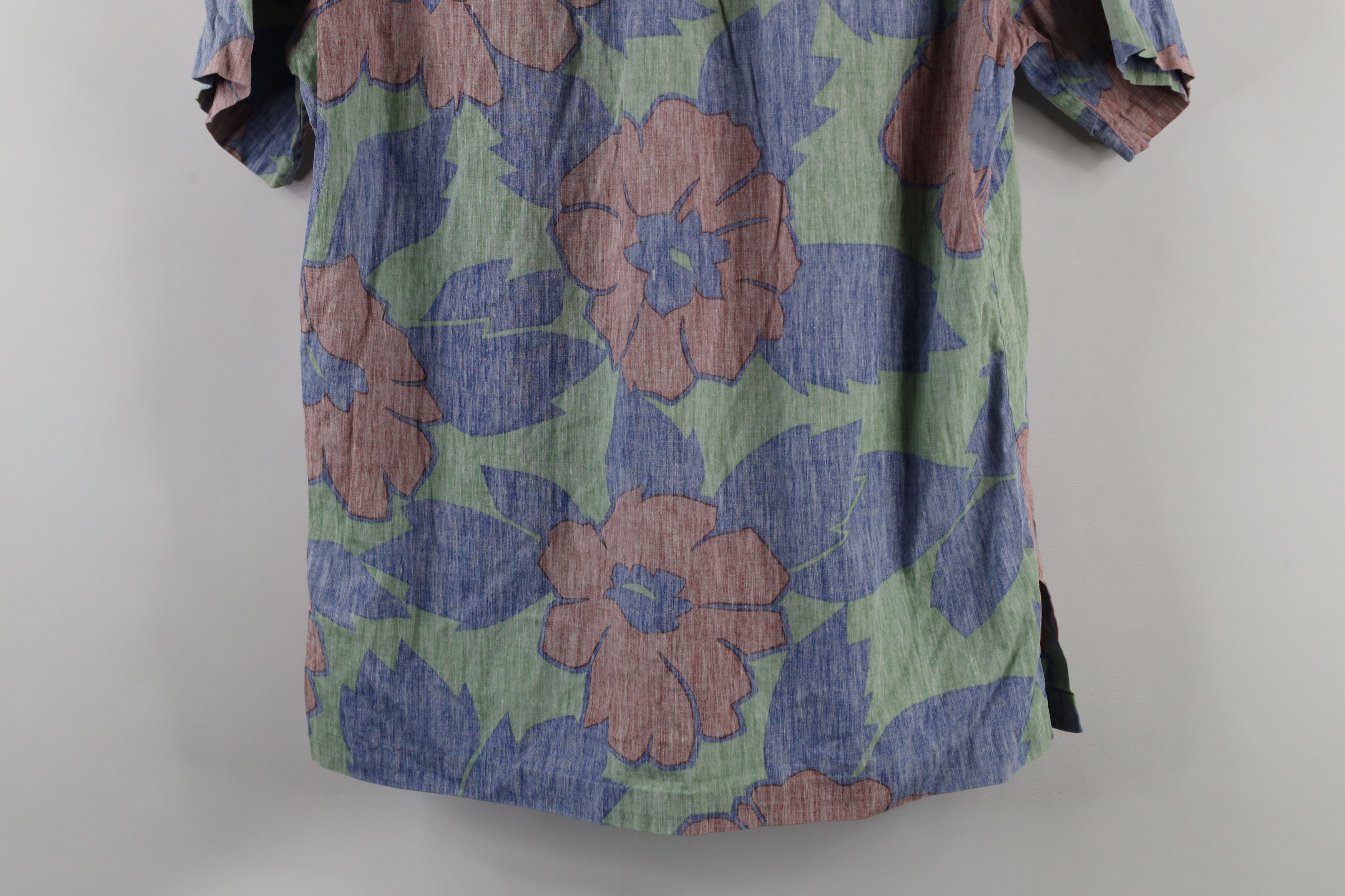 Reyn Spooner × Vintage Vintage 90s Reyn Spooner Print Flower Button Down Polo USA Size US S / EU 44-46 / 1 - 13 Thumbnail