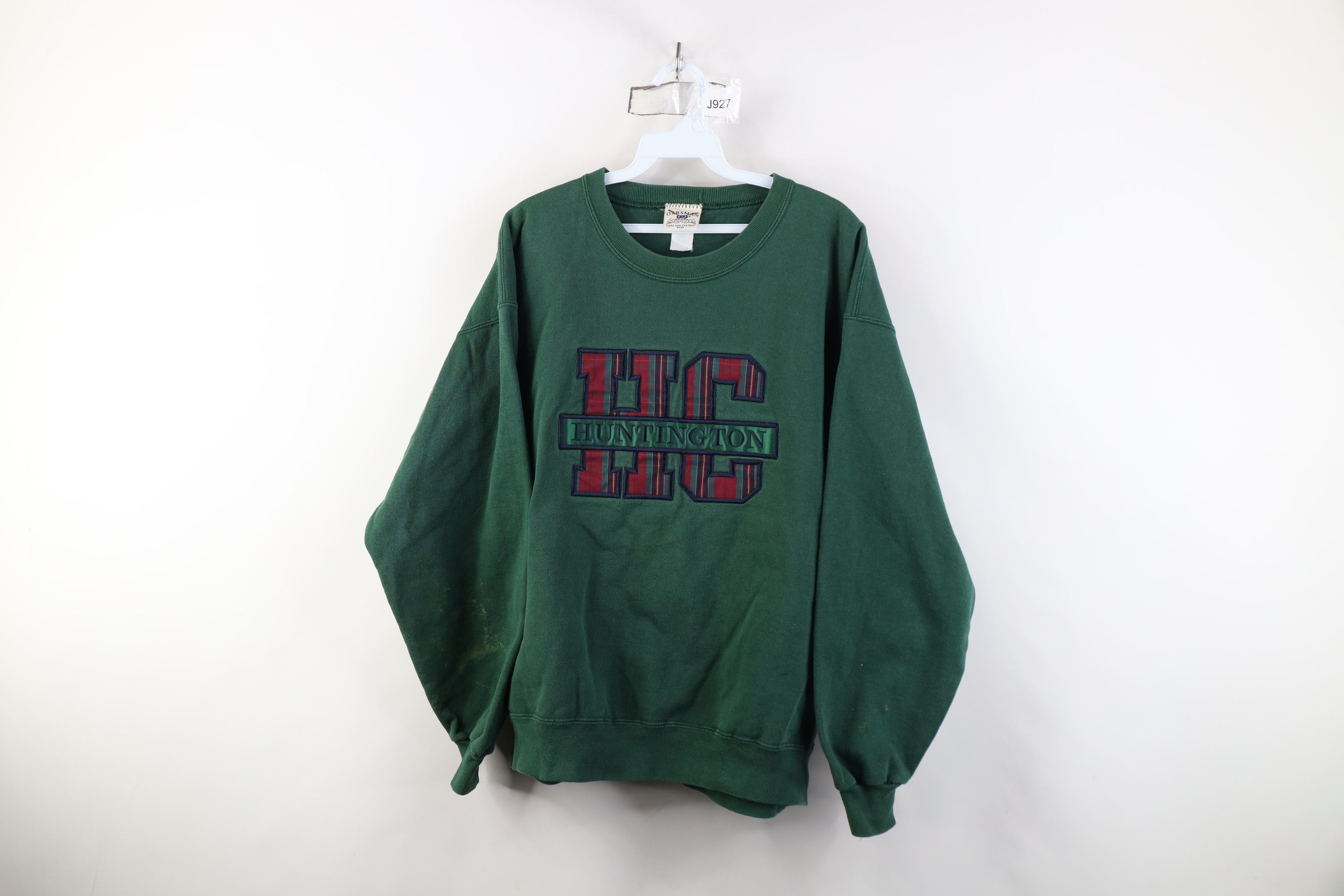 Vintage Vintage 90s Streetwear Huntington Crewneck Sweatshirt USA Size US L / EU 52-54 / 3 - 1 Thumbnail