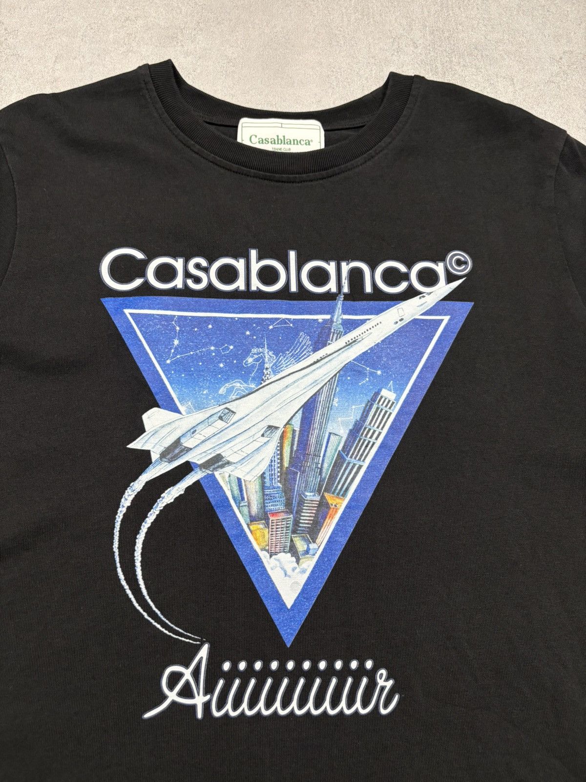 Casablanca Casablanca Air Concorde Graphic T-Shirt Black Size US M / EU 48-50 / 2 - 6 Thumbnail
