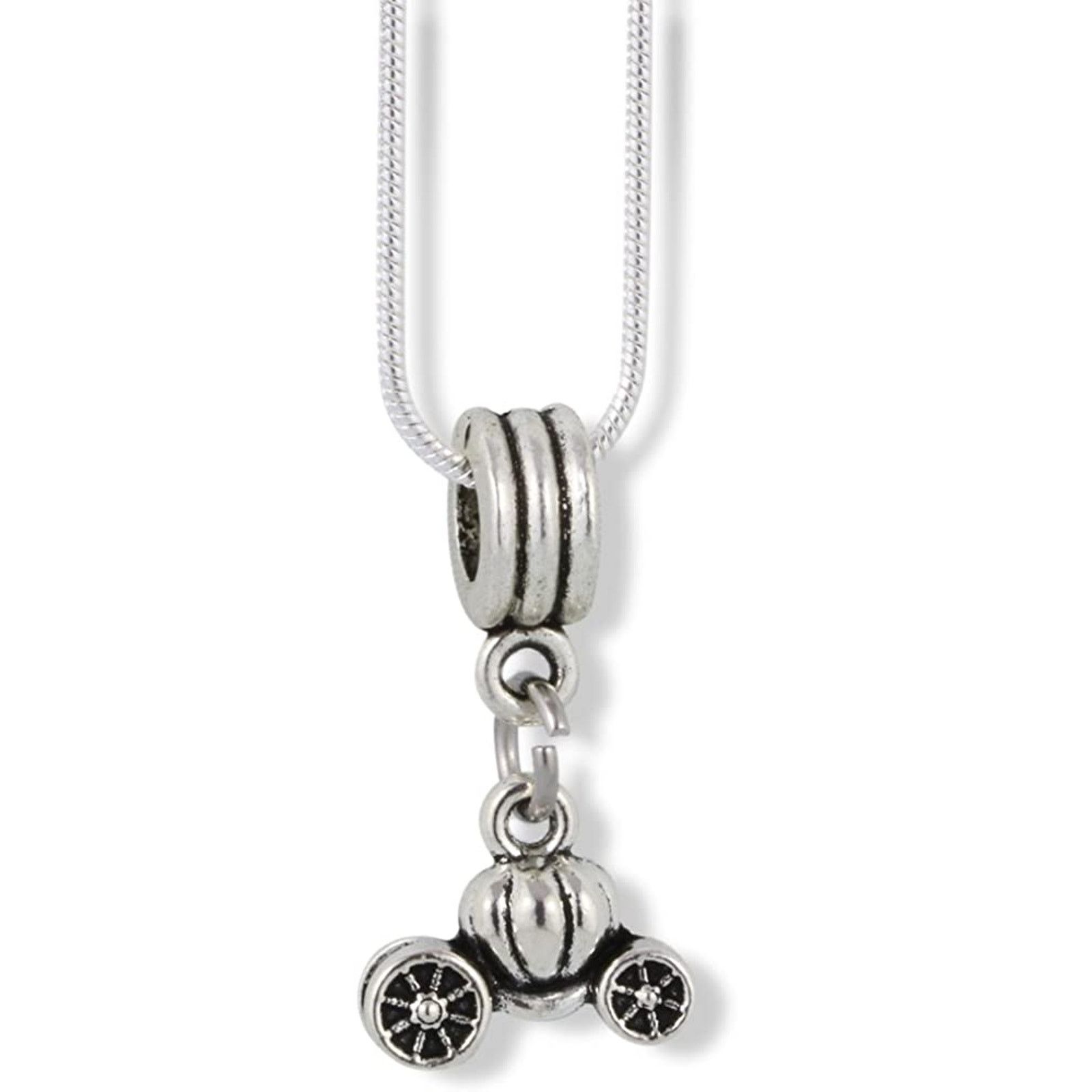& Other Stories Pumpkin Carriage Cinderella Charm Snake Chain Necklace Size ONE SIZE - 1 Thumbnail