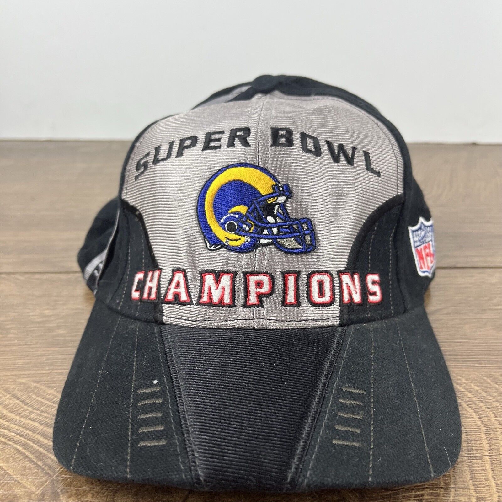 Other St. Louis Rams Hat Super Bowl Champions Gray Hat Adjustable Size ONE SIZE - 5 Thumbnail