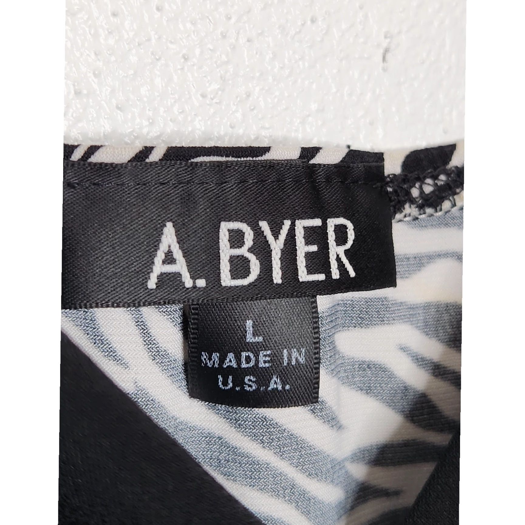 Vintage VINTAGE y2k A. Byer Zebra Print Belted Cami Tank Top Shirt Going Out Summer Office Shirt Size L / US 10 / IT 46 - 3 Thumbnail