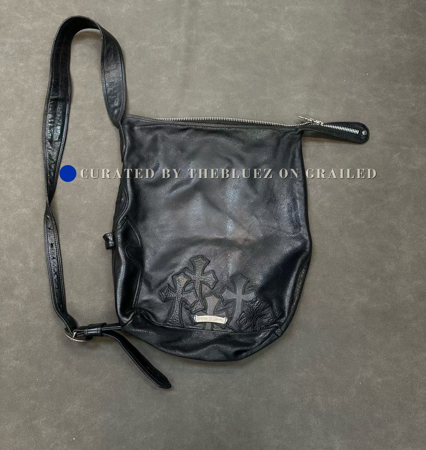Chrome Hearts Chrome Hearts Cross Leather Bucket Shoulder Bag Size ONE SIZE - 1 Thumbnail