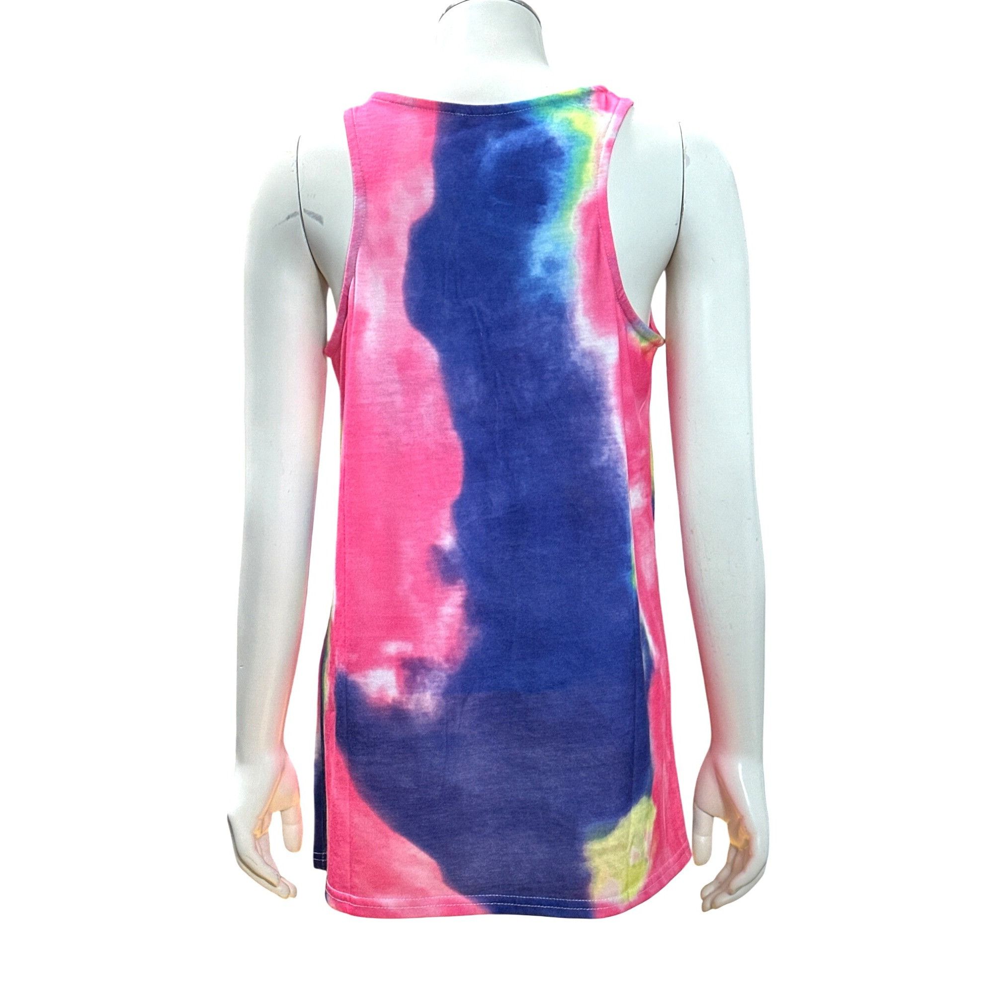 Other CCC Colorful Tie Dye Tank Top Leopard Print Chest Pocket Sle Size S / US 4 / IT 40 - 5 Thumbnail