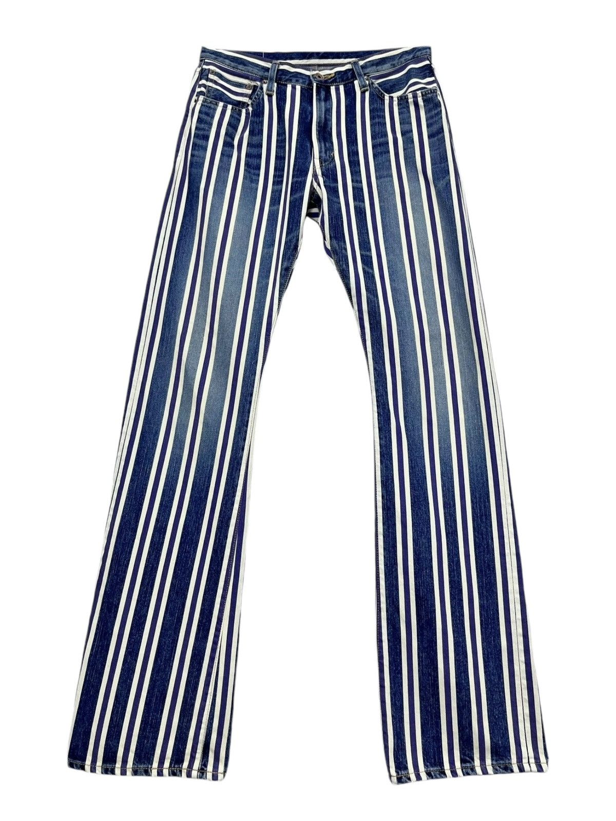 Edwin RARE🔥Vintage EDWIN 13oz GRAND BLUE SELVEDGE DENIIM JAPAN Size US 30 / EU 46 - 5 Thumbnail