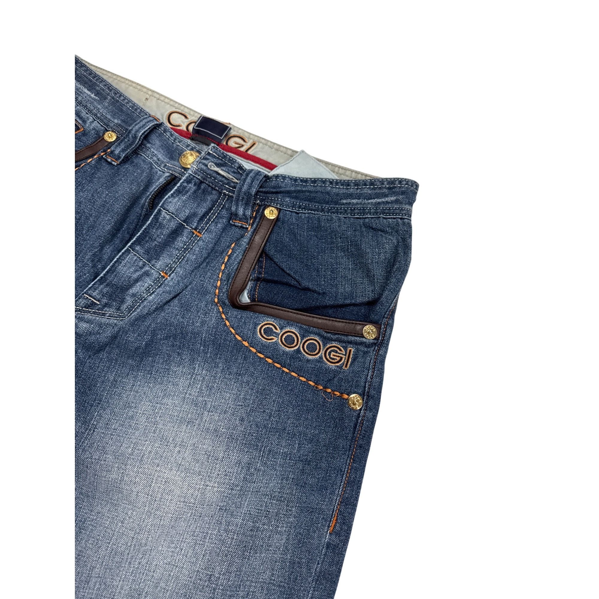 Coogi Coogi Mens Y2K Blue Denim Jeans 34L 34W SKU 7602 Size US 34 / EU 50 - 3 Thumbnail