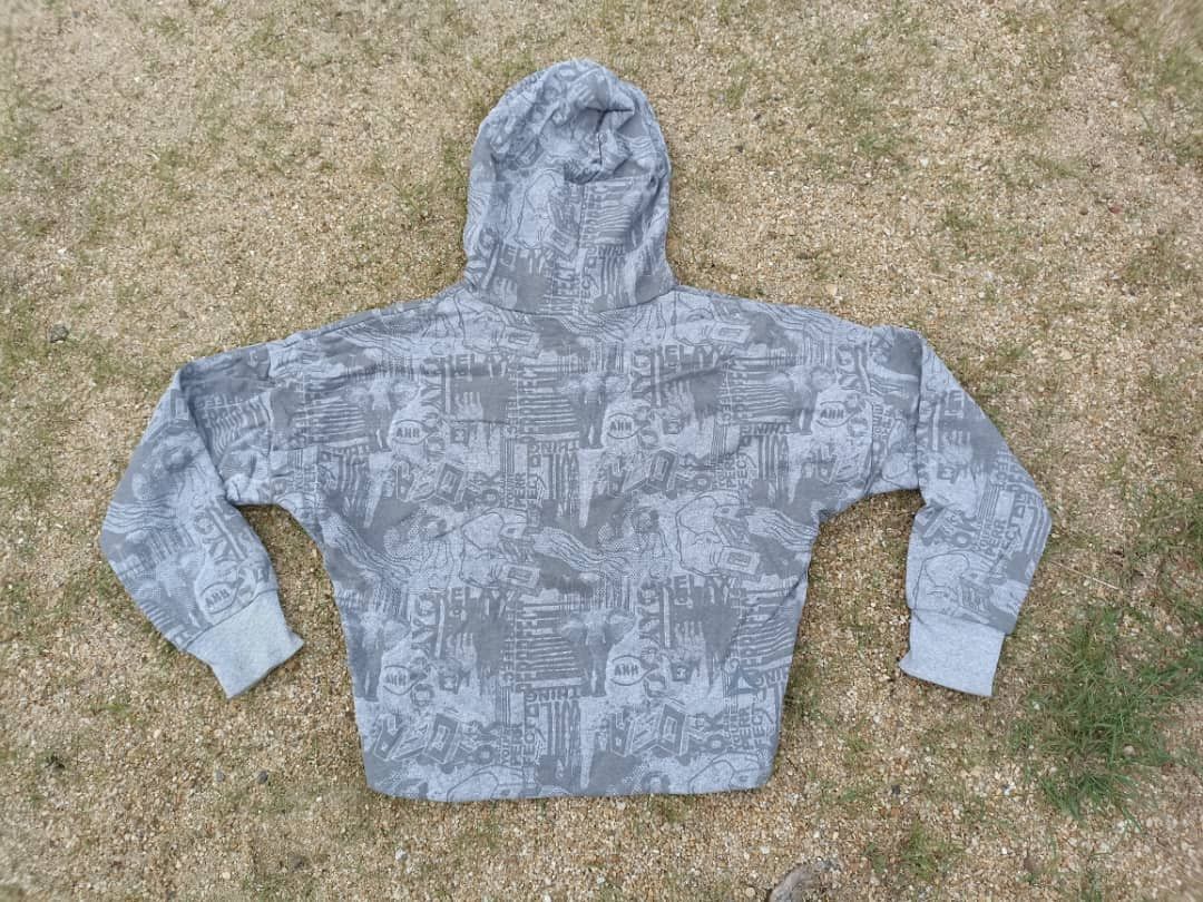 Reebok Reebok Overprint Hoodie (short) Size M / US 6-8 / IT 42-44 - 4 Thumbnail