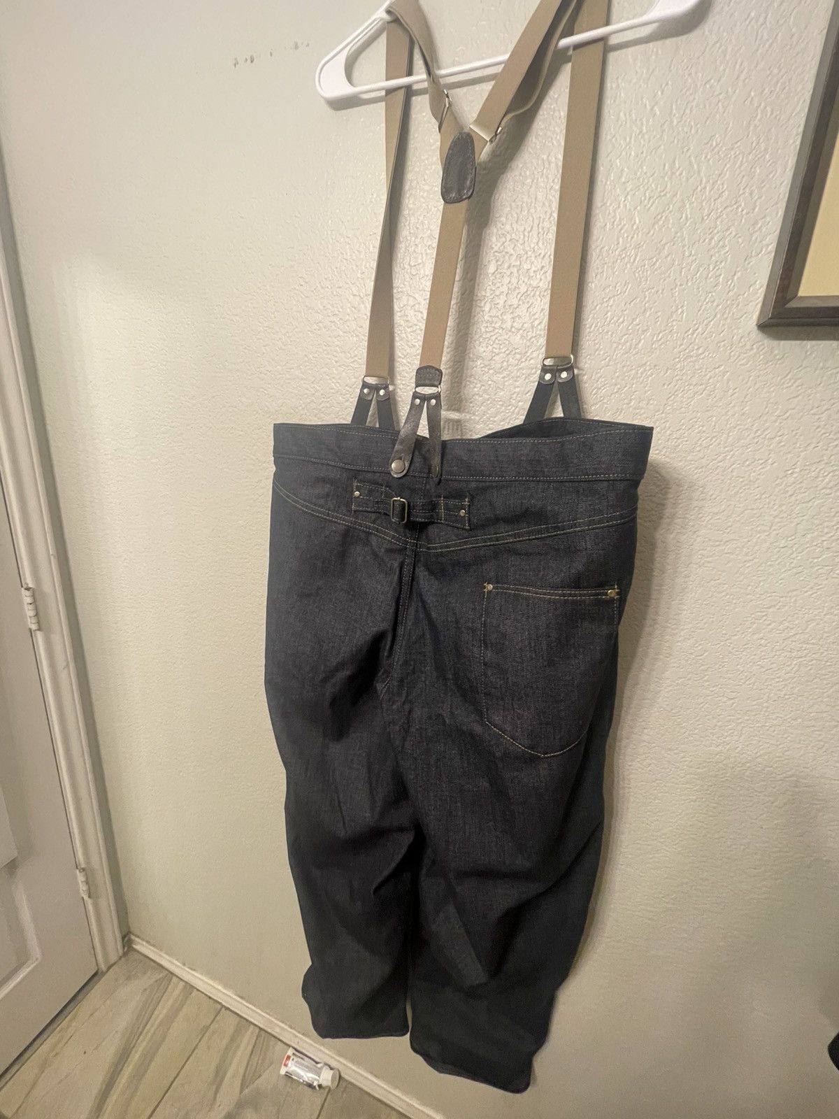 Lone Chap Denim high waisted denim trouser
