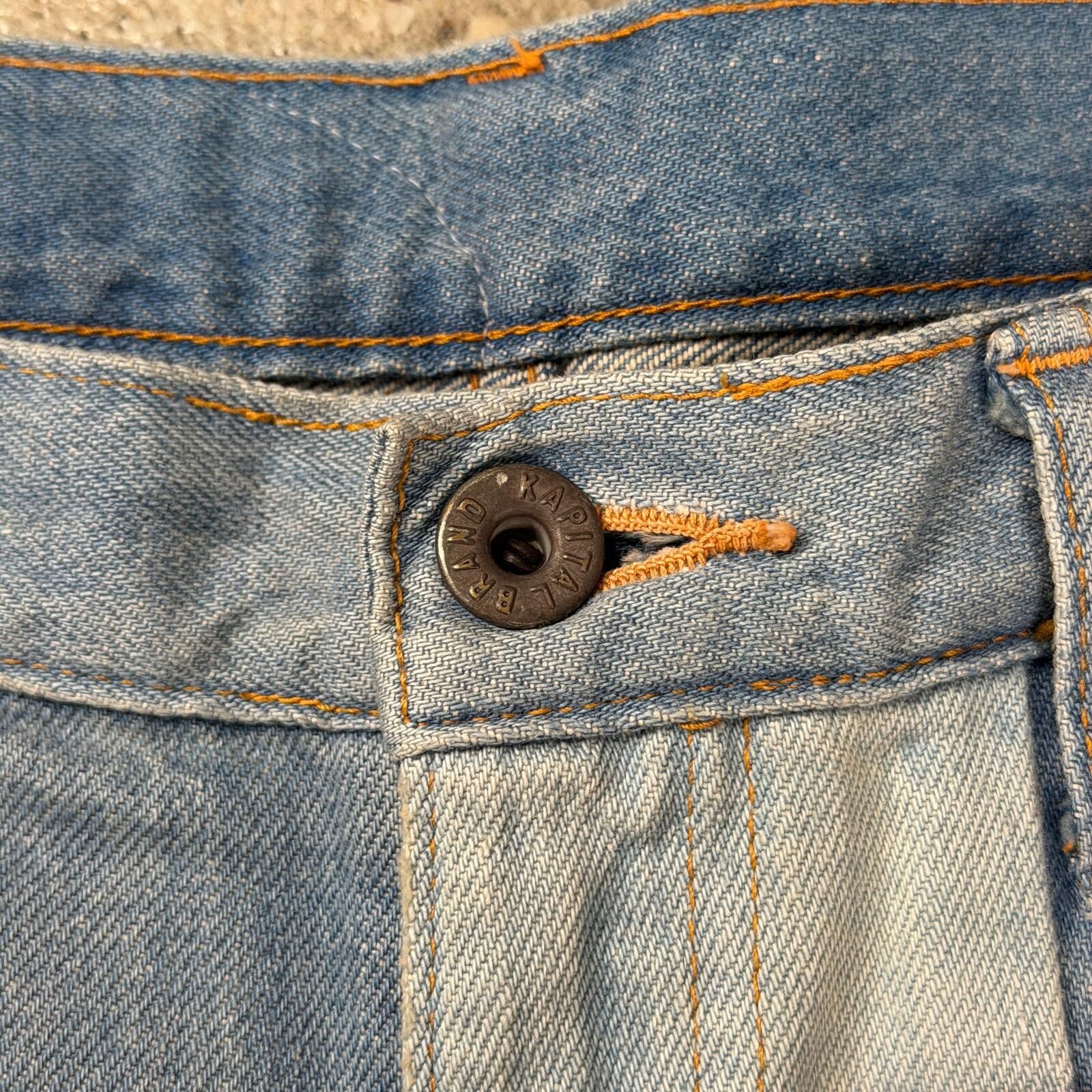 Kapital Kapital 12.5oz Denim Patch 5P Rat Flare Pants Size US 32 / EU 48 - 9 Thumbnail