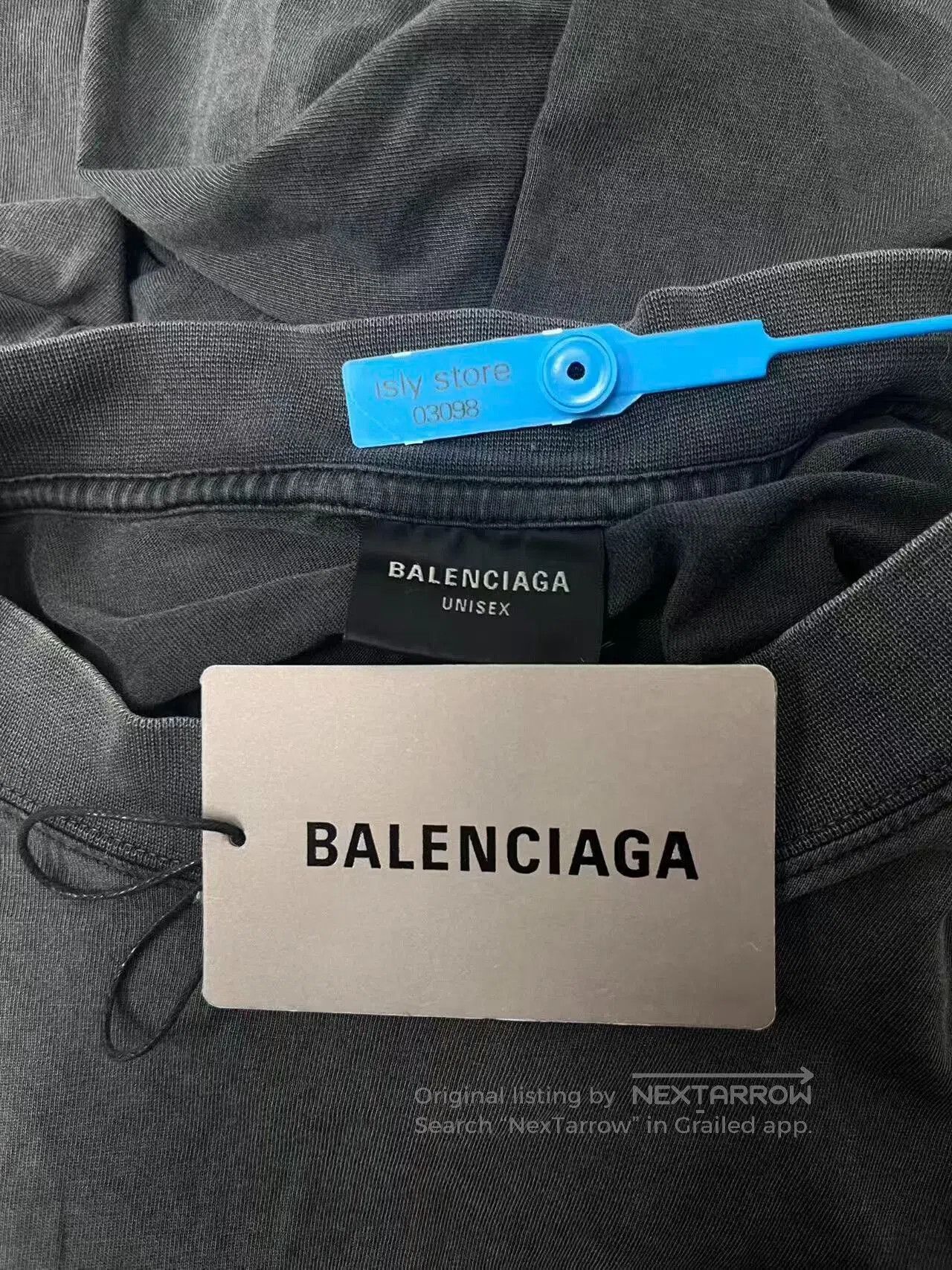 Balenciaga balenciaga gray long sleeve t. Size US M / EU 48-50 / 2 - 5 Thumbnail