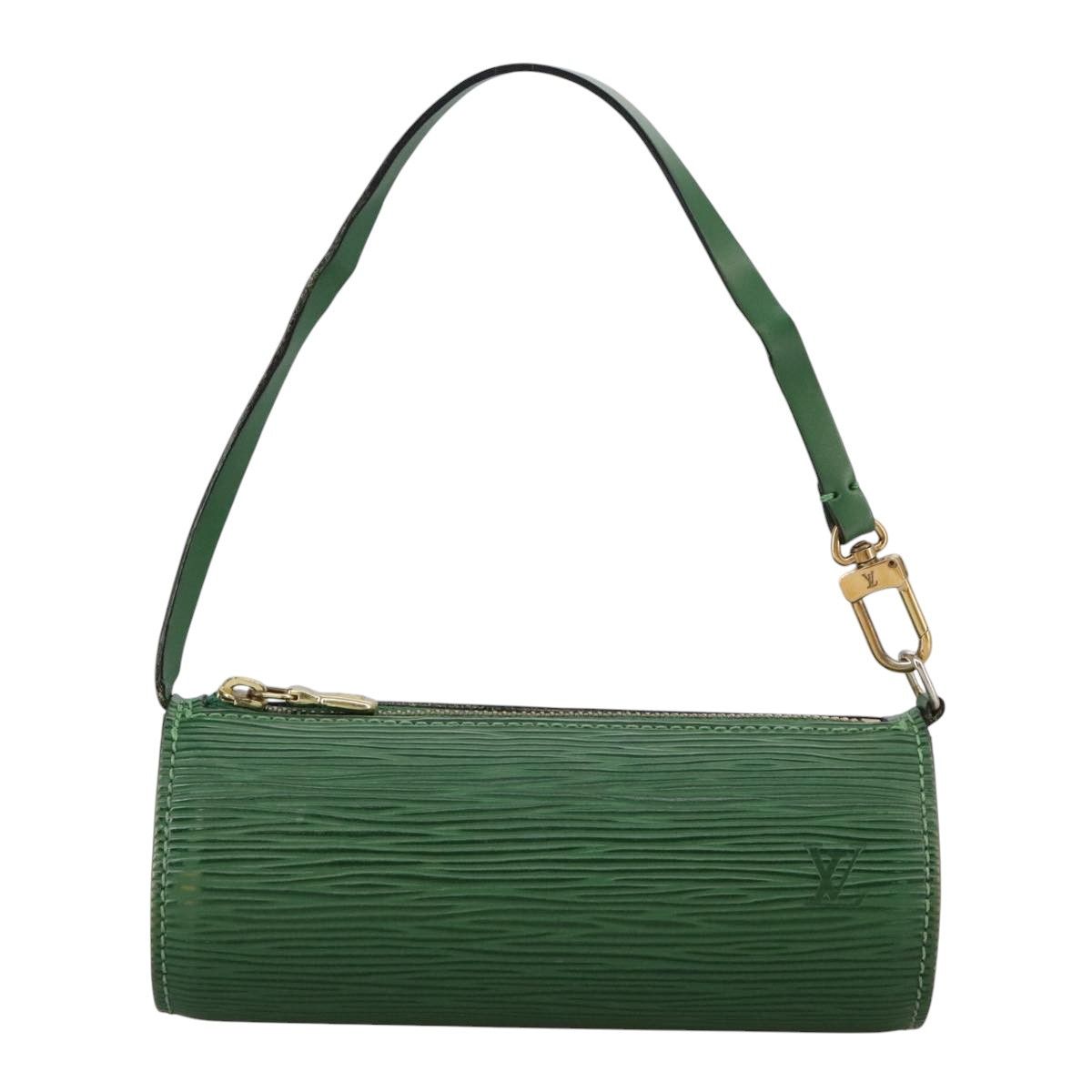 Louis Vuitton Papillon Green Leather Clutch Bag (Pre-Owned) Size ONE SIZE - 1 Thumbnail